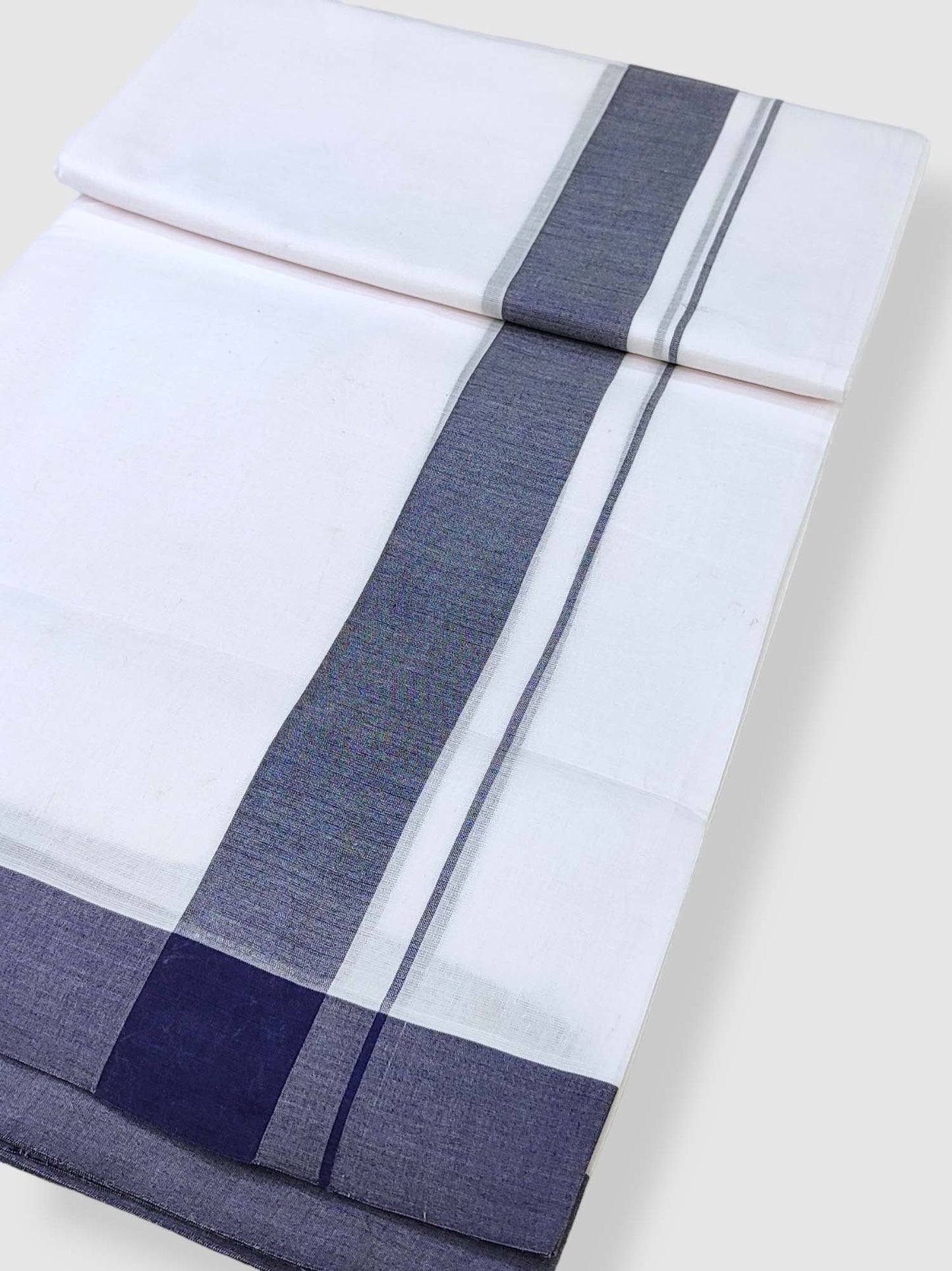 Cotton White Dhoti/Mundu for Men