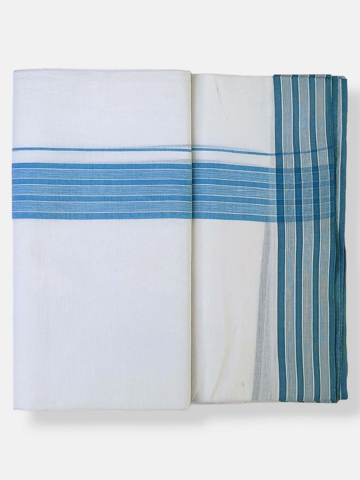 Cotton White Dhoti/Mundu for Men