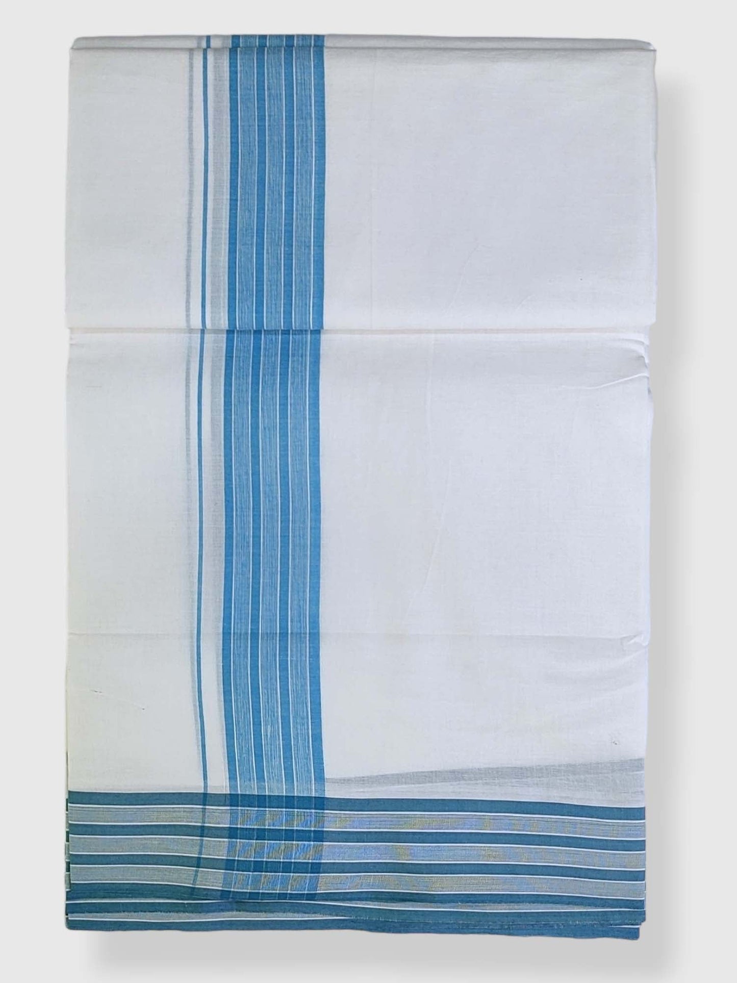 Cotton White Dhoti/Mundu for Men