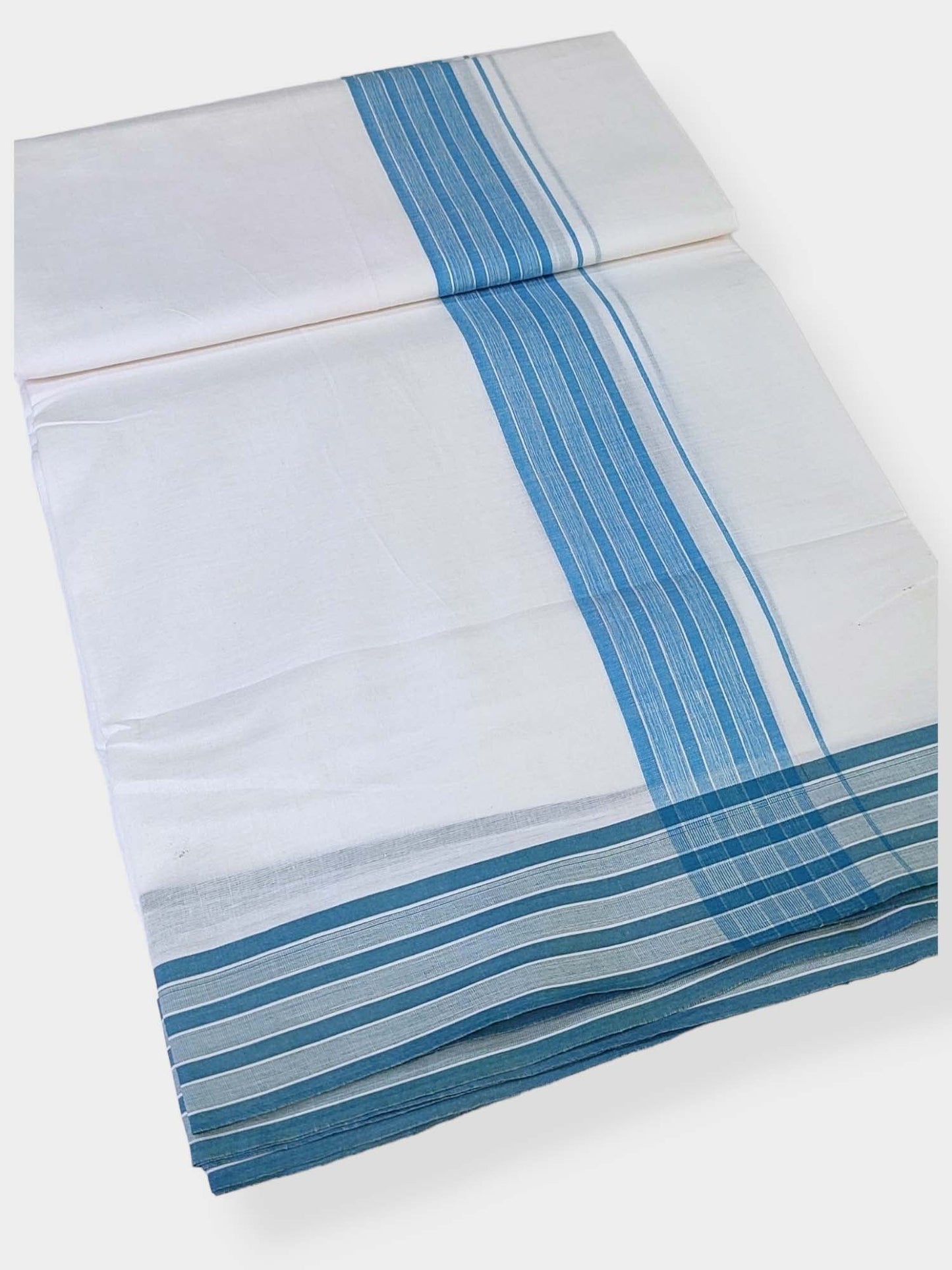 Cotton White Dhoti/Mundu for Men