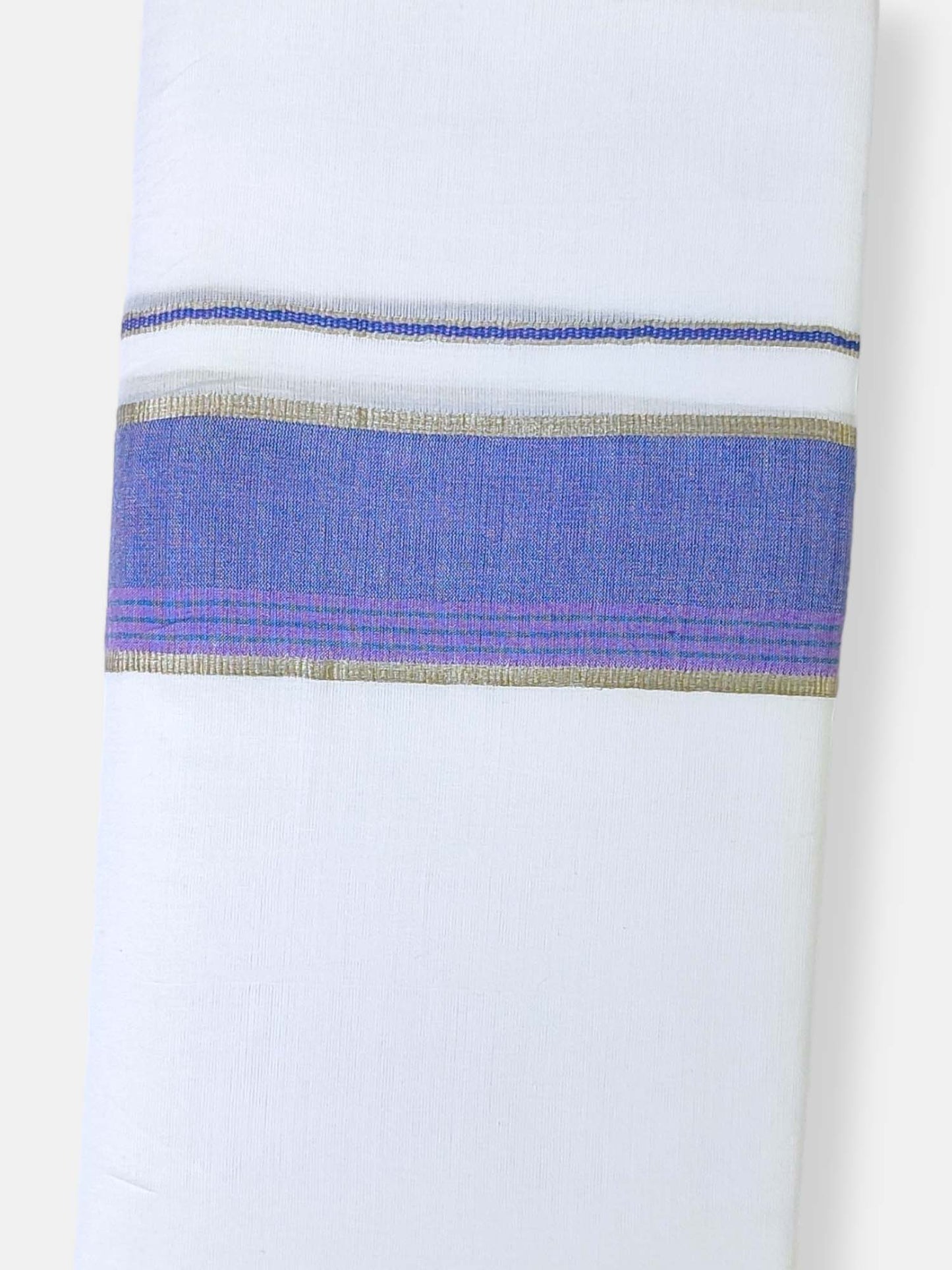 Cotton White Dhoti/Mundu for Men
