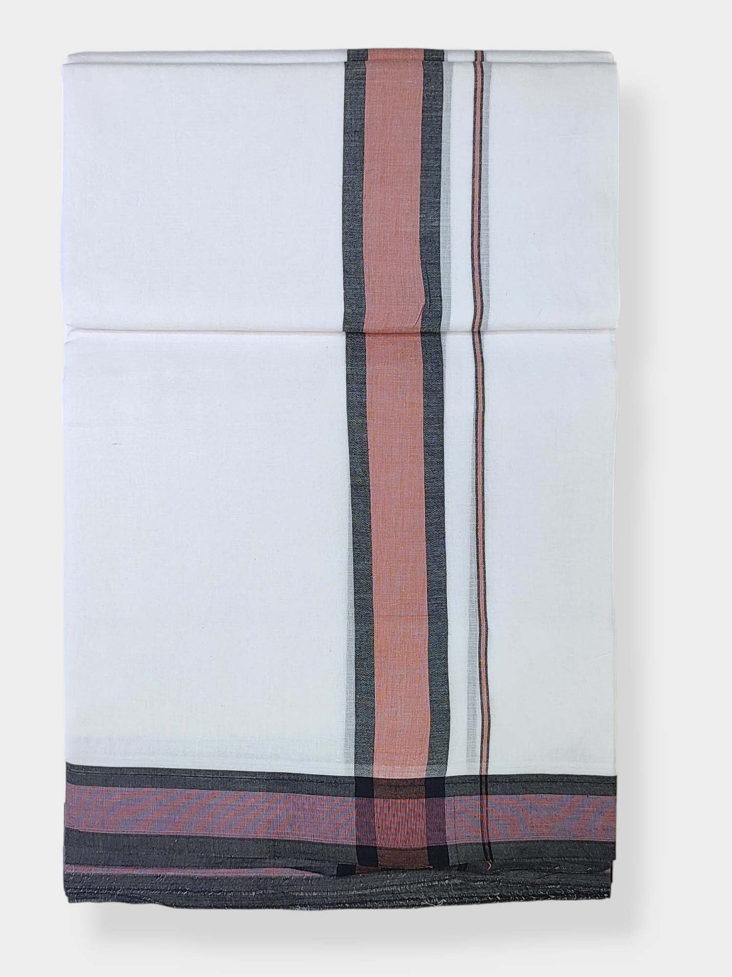 Cotton White Dhoti/Mundu for Men
