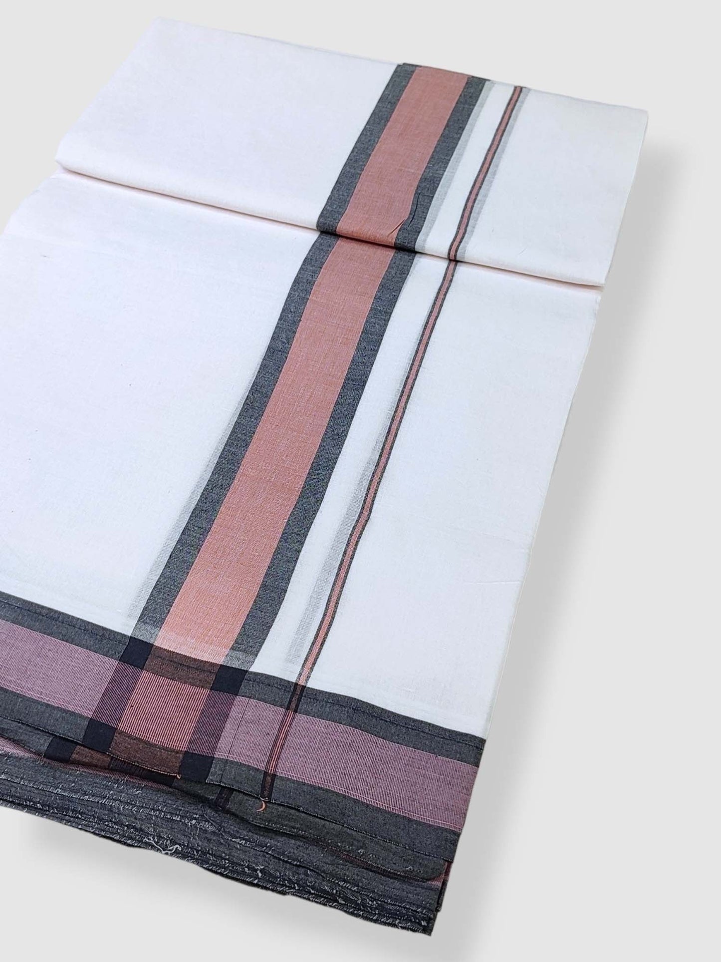 Cotton White Dhoti/Mundu for Men