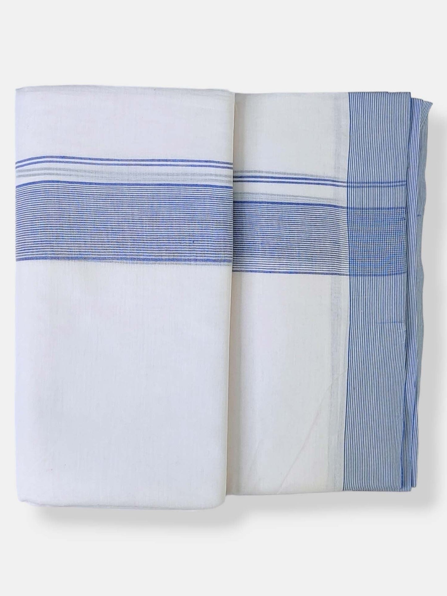 Cotton White Dhoti/Mundu for Men