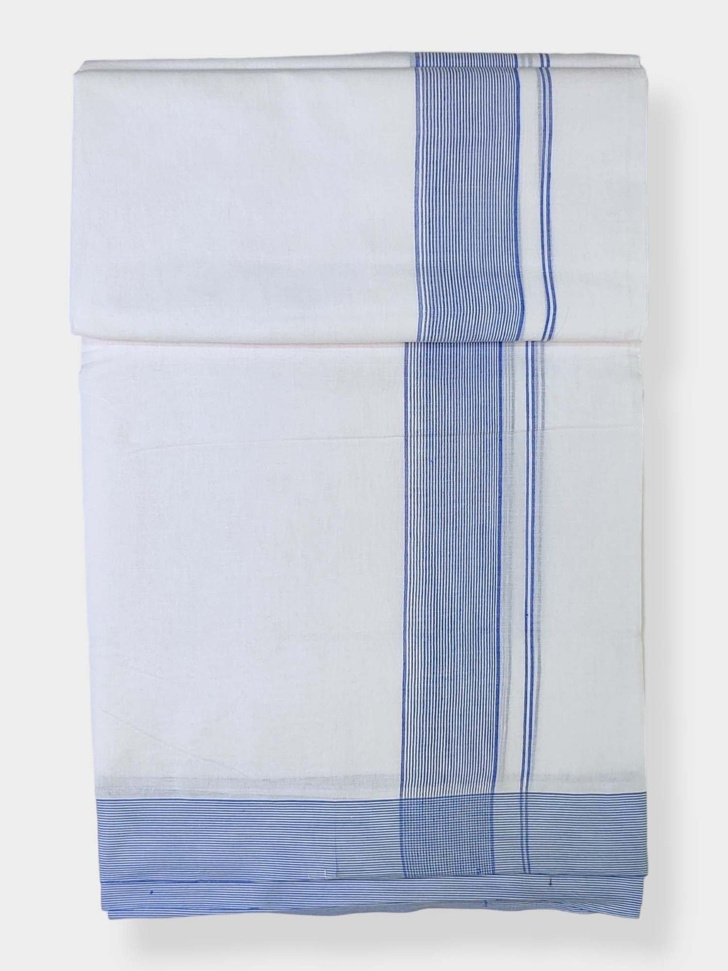 Cotton White Dhoti/Mundu for Men