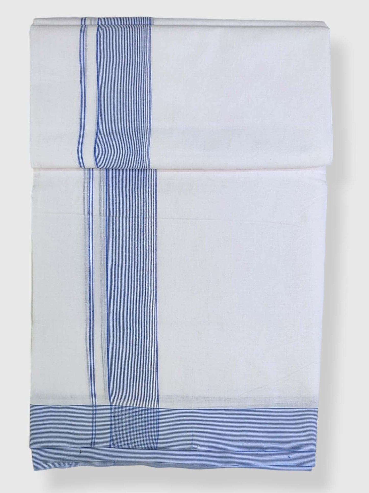 Cotton White Dhoti/Mundu for Men