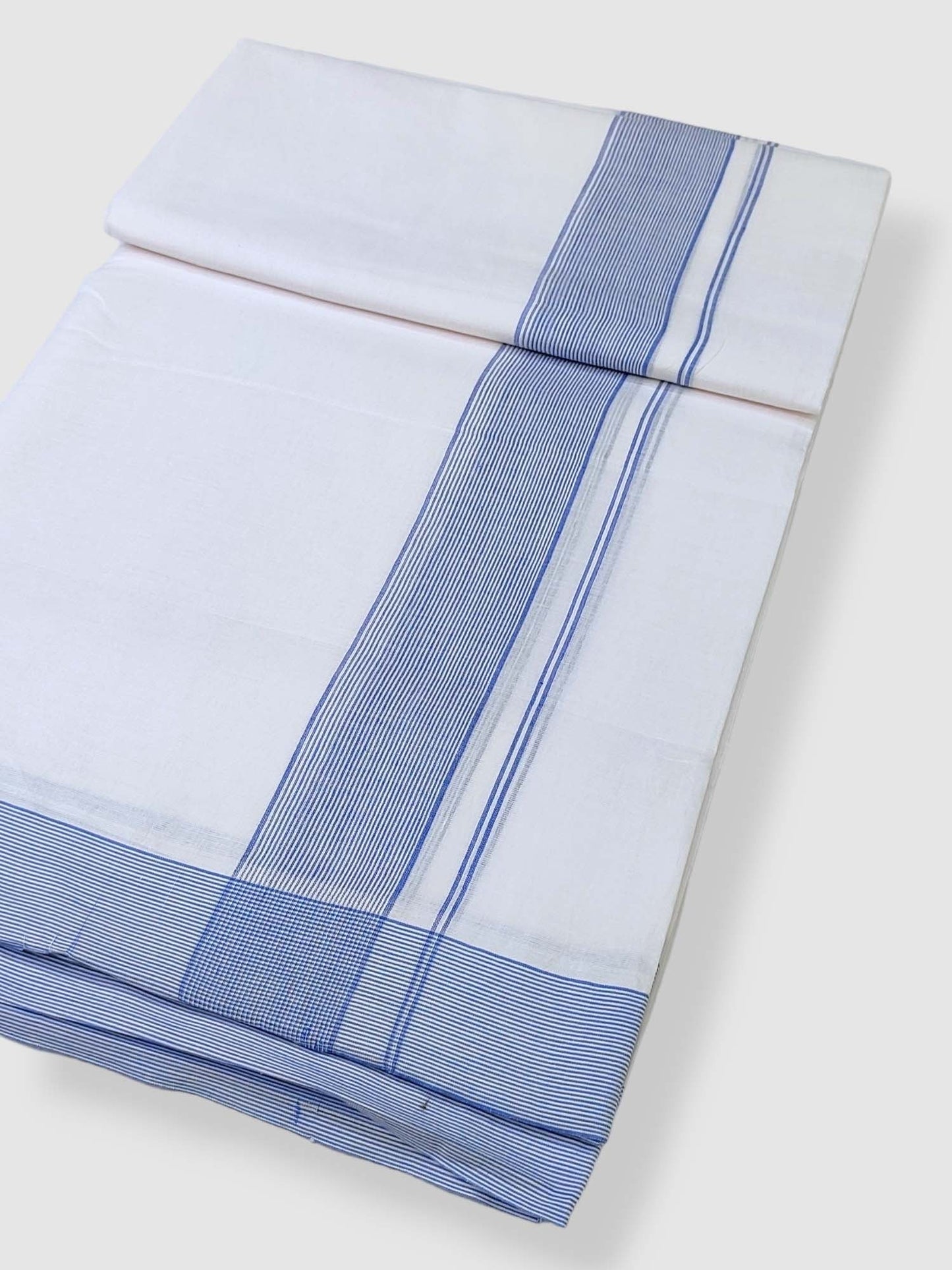 Cotton White Dhoti/Mundu for Men