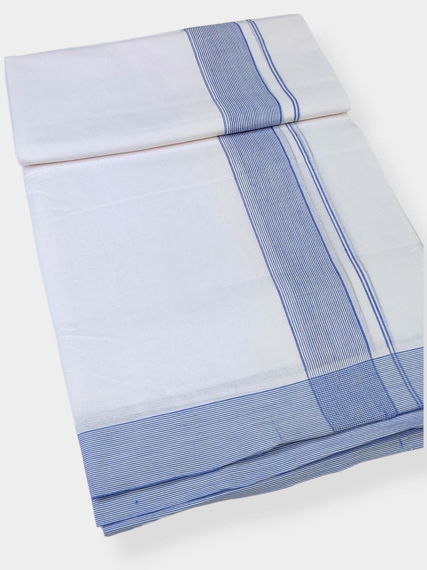 Cotton White Dhoti/Mundu for Men