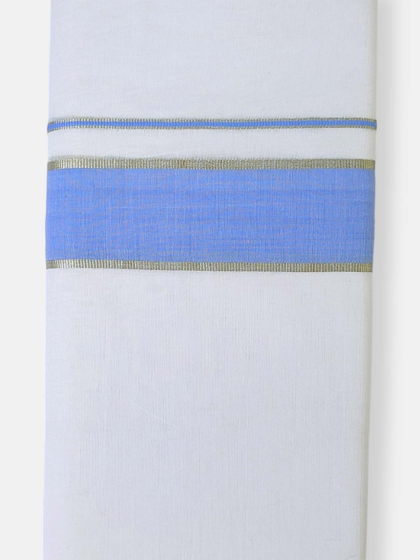 Cotton White Dhoti/Mundu for Men