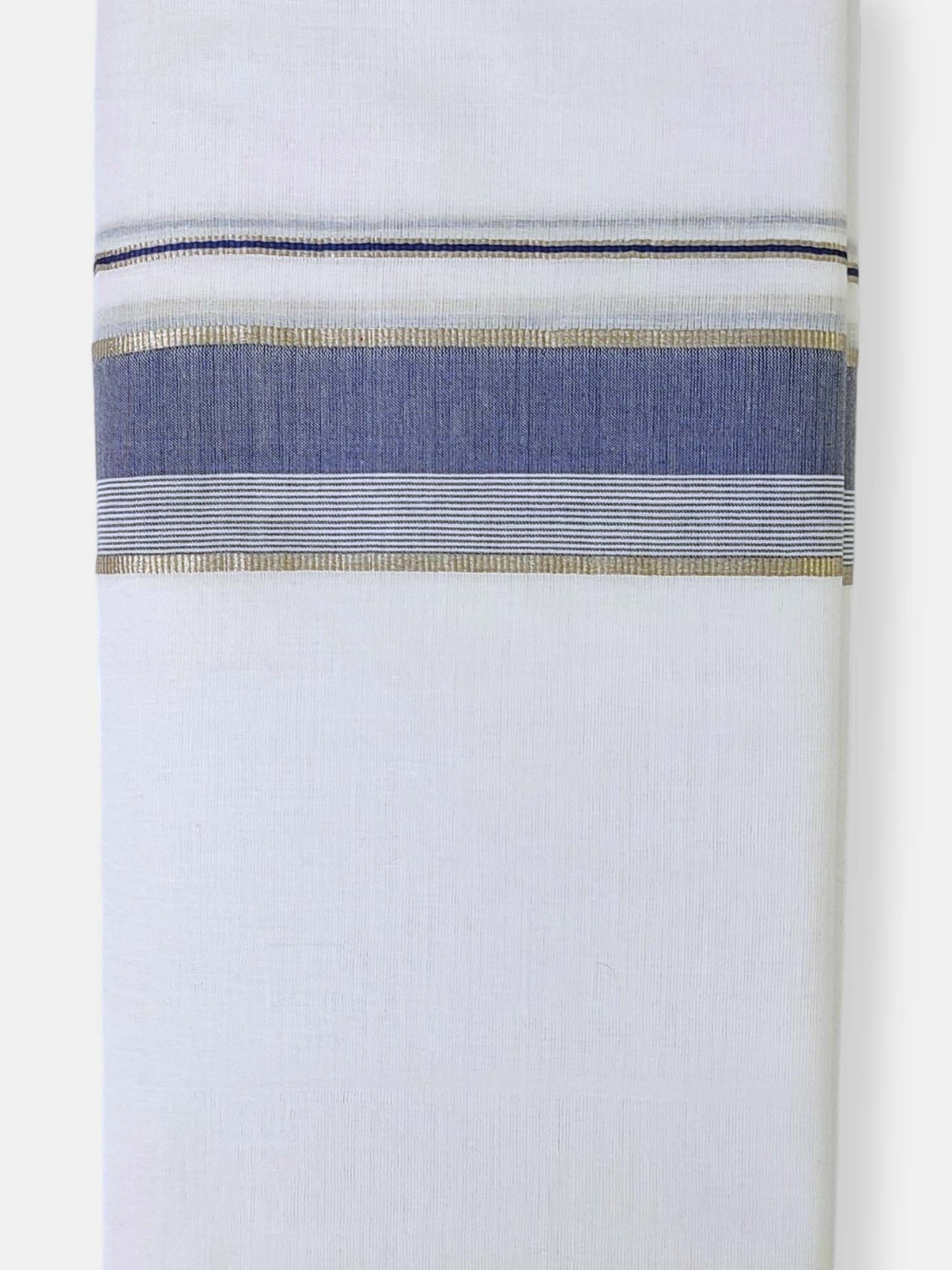 Cotton White Dhoti/Mundu for Men