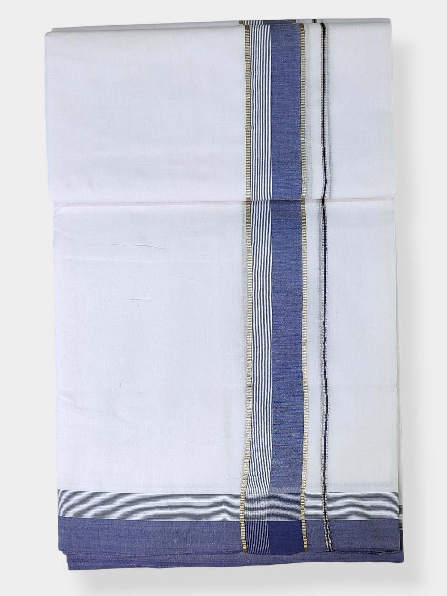 Cotton White Dhoti/Mundu for Men