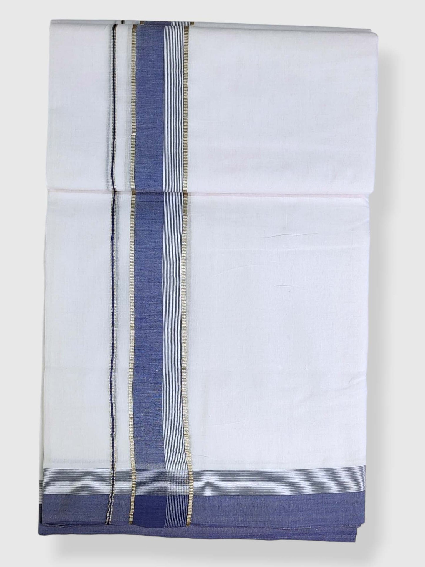 Cotton White Dhoti/Mundu for Men