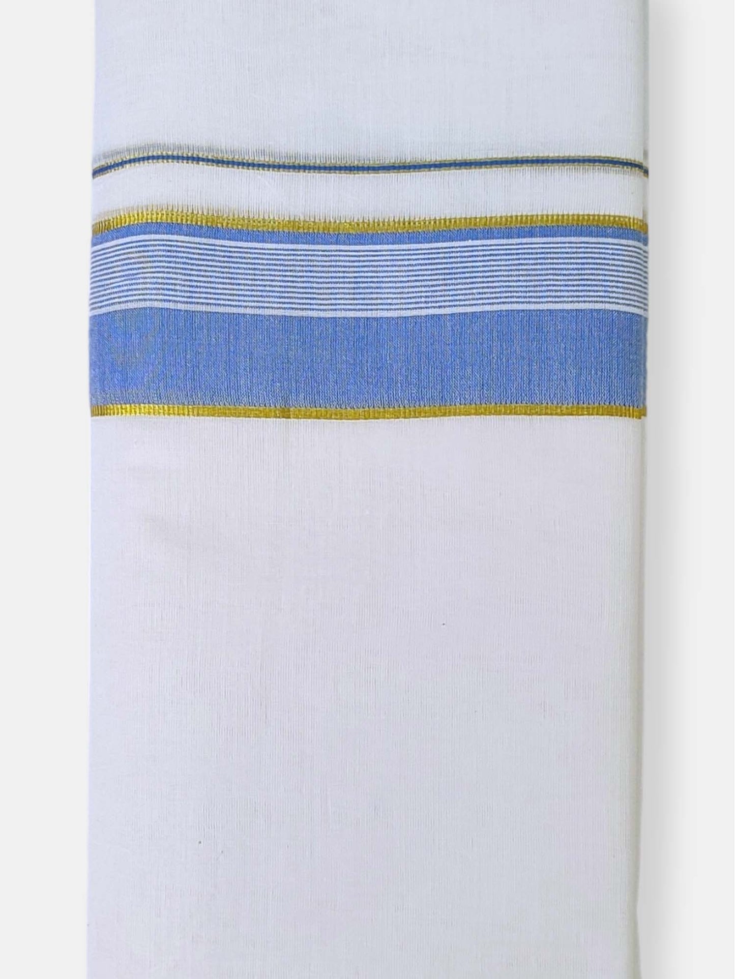 Cotton White Dhoti/Mundu for Men