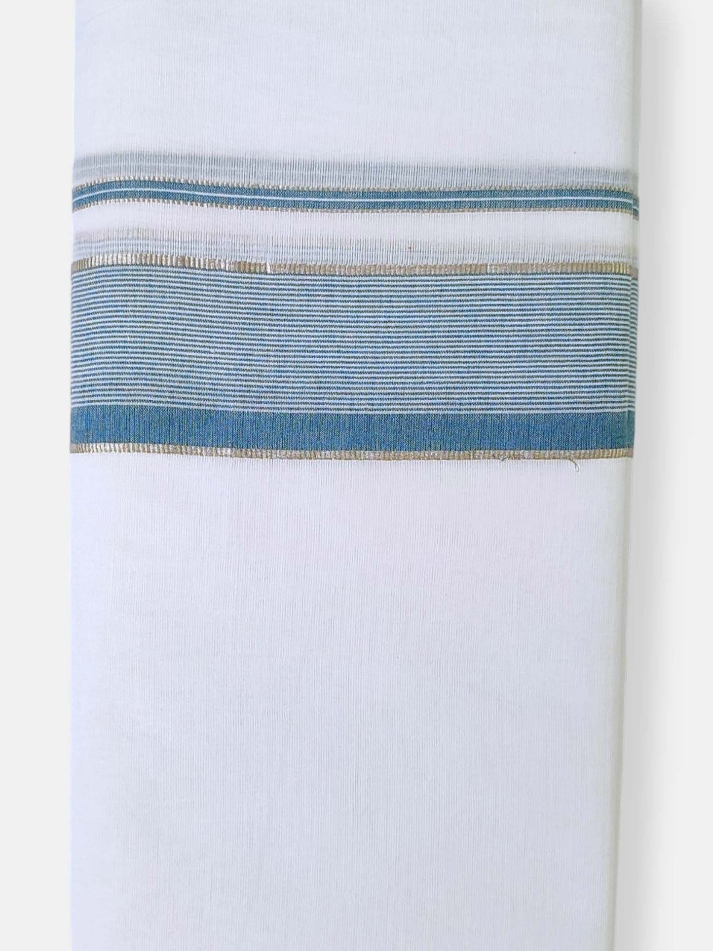 Cotton White Dhoti/Mundu for Men