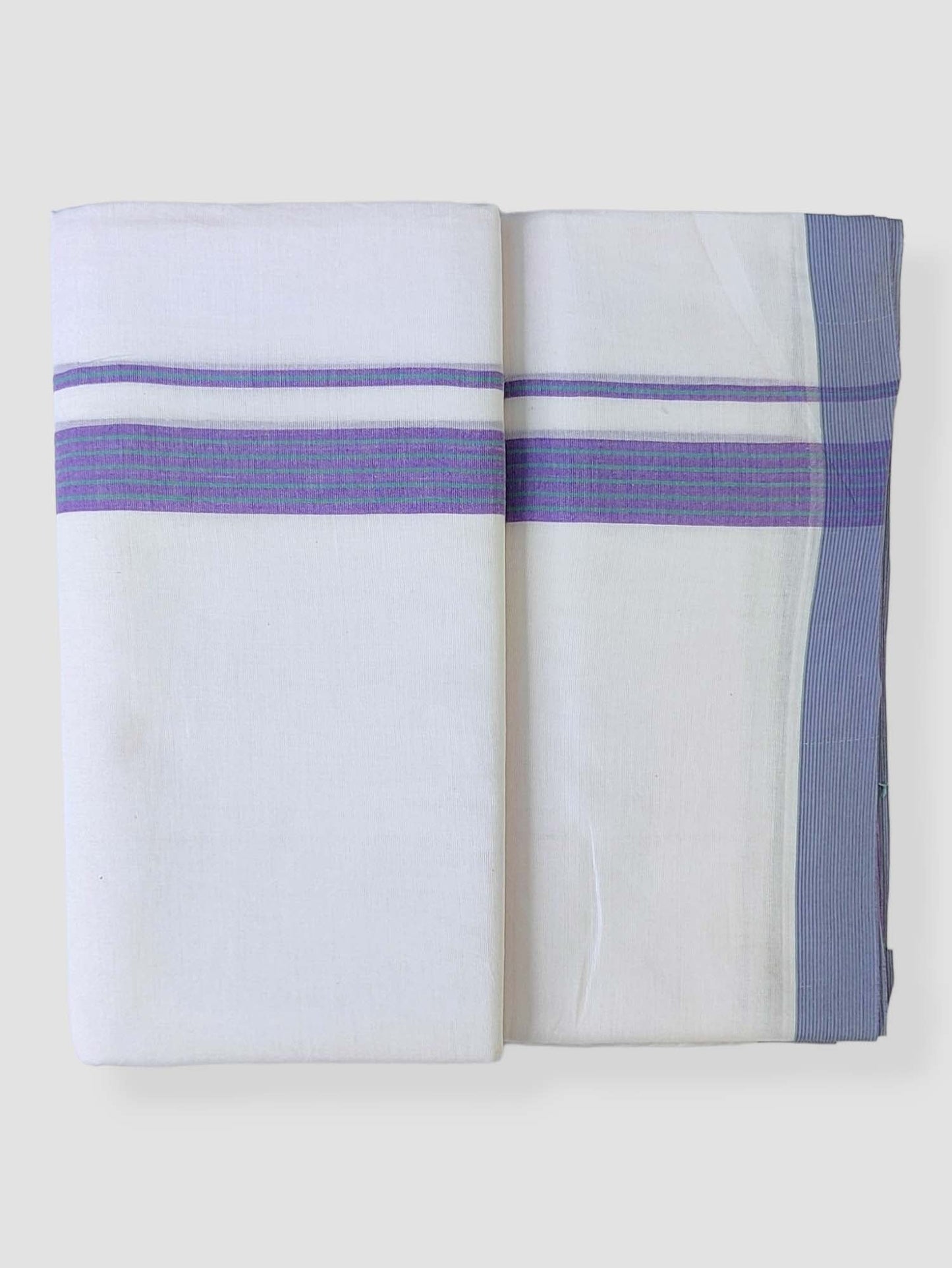 Cotton White Dhoti/Mundu for Men