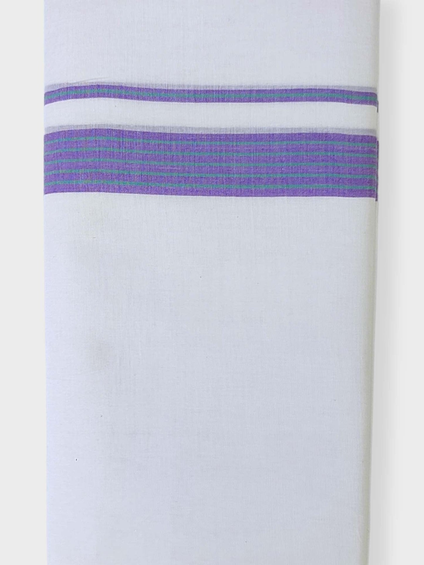 Cotton White Dhoti/Mundu for Men