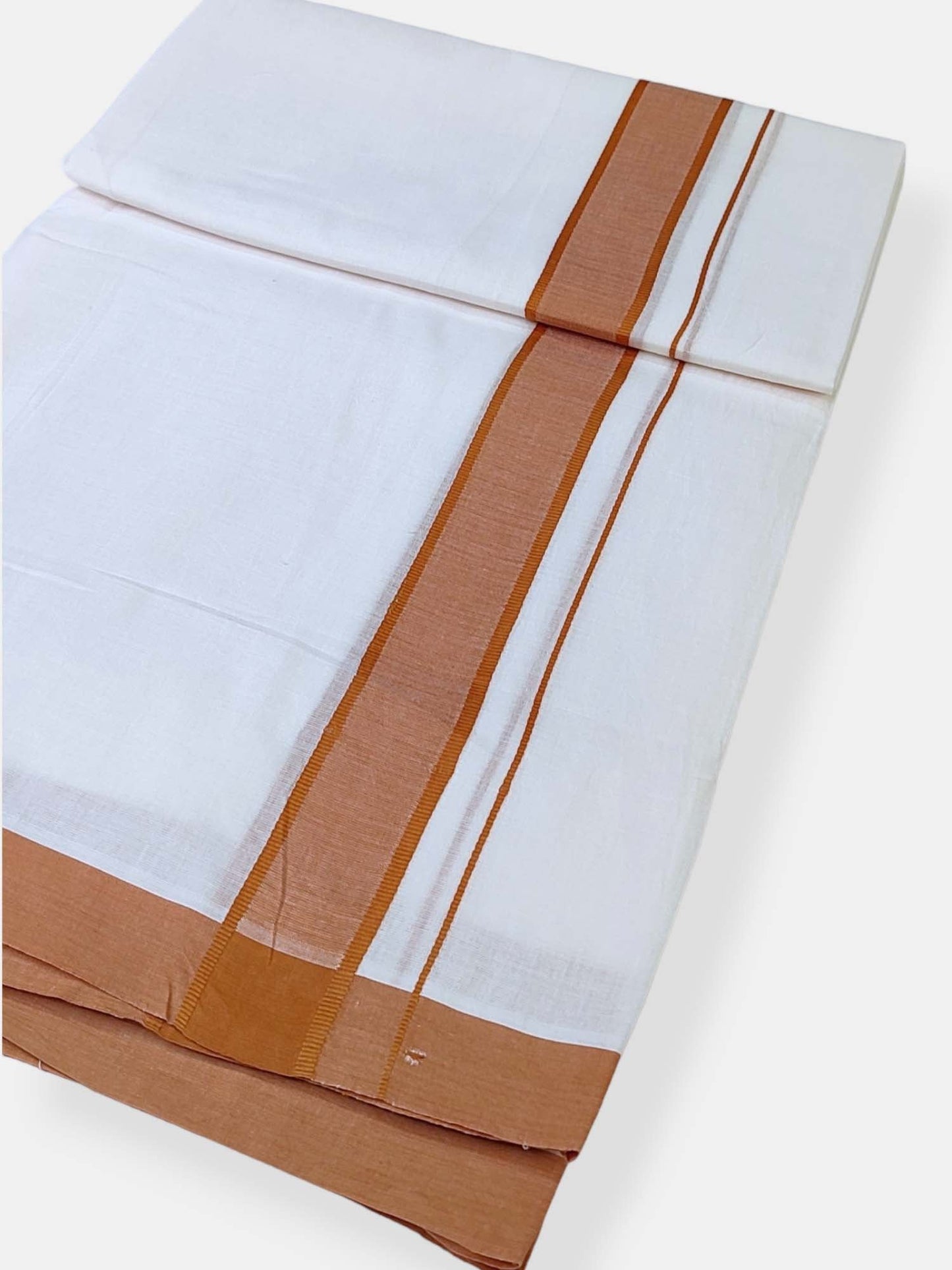 Cotton White Dhoti/Mundu for Men