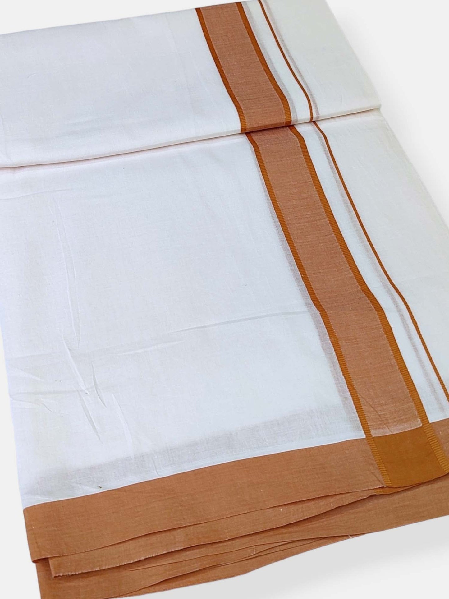 Cotton White Dhoti/Mundu for Men