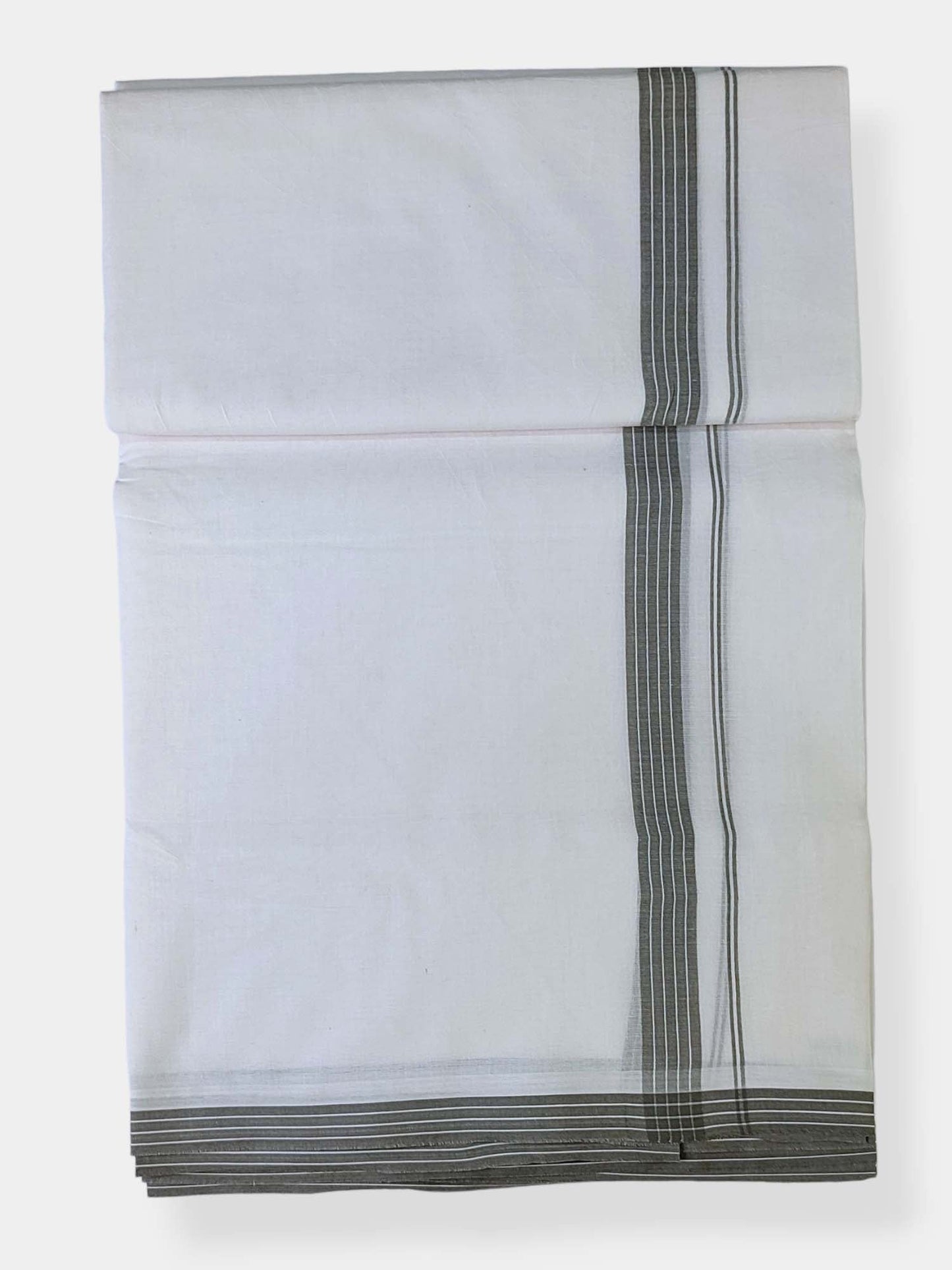 Cotton White Dhoti/Mundu for Men