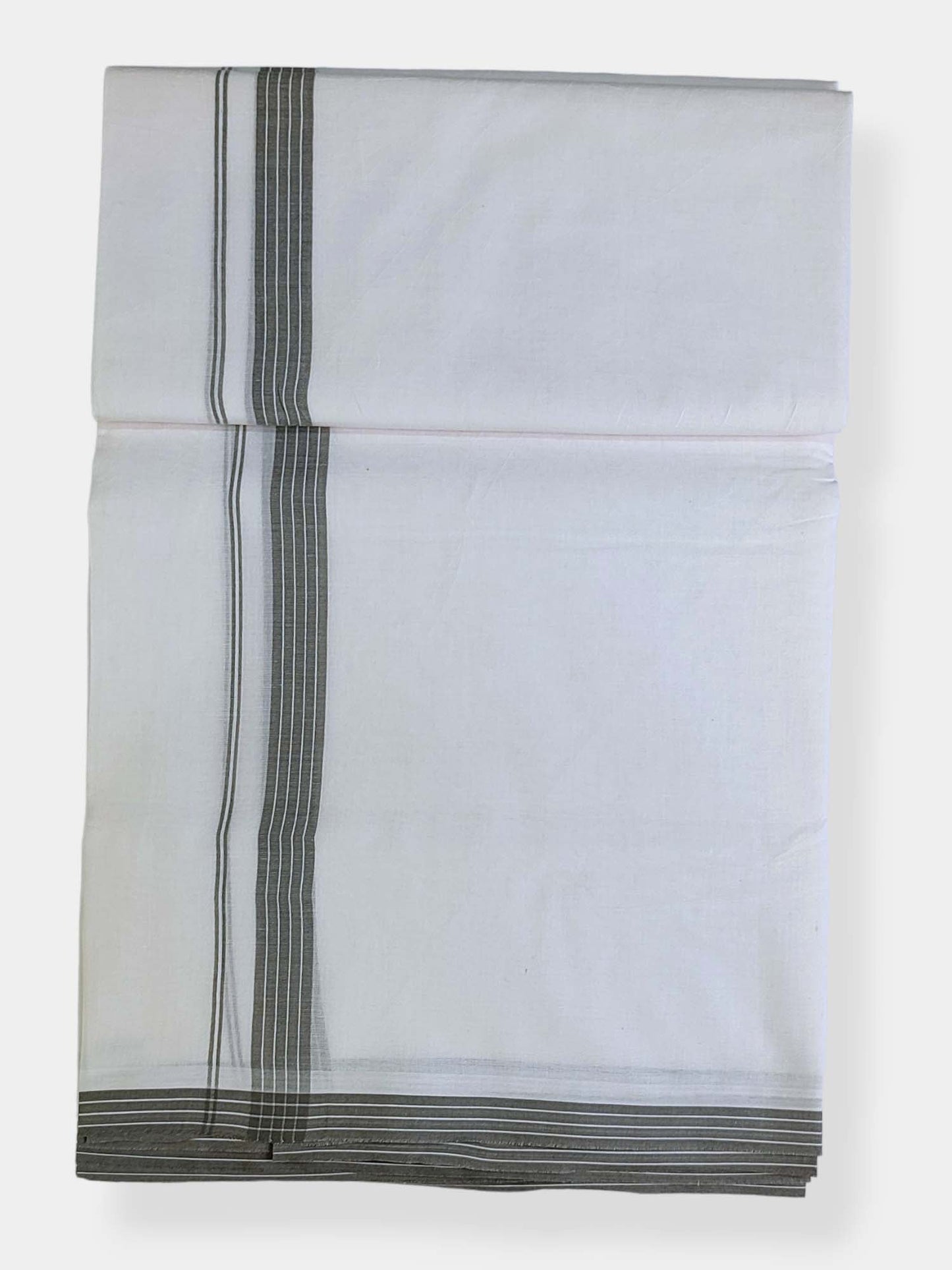 Cotton White Dhoti/Mundu for Men