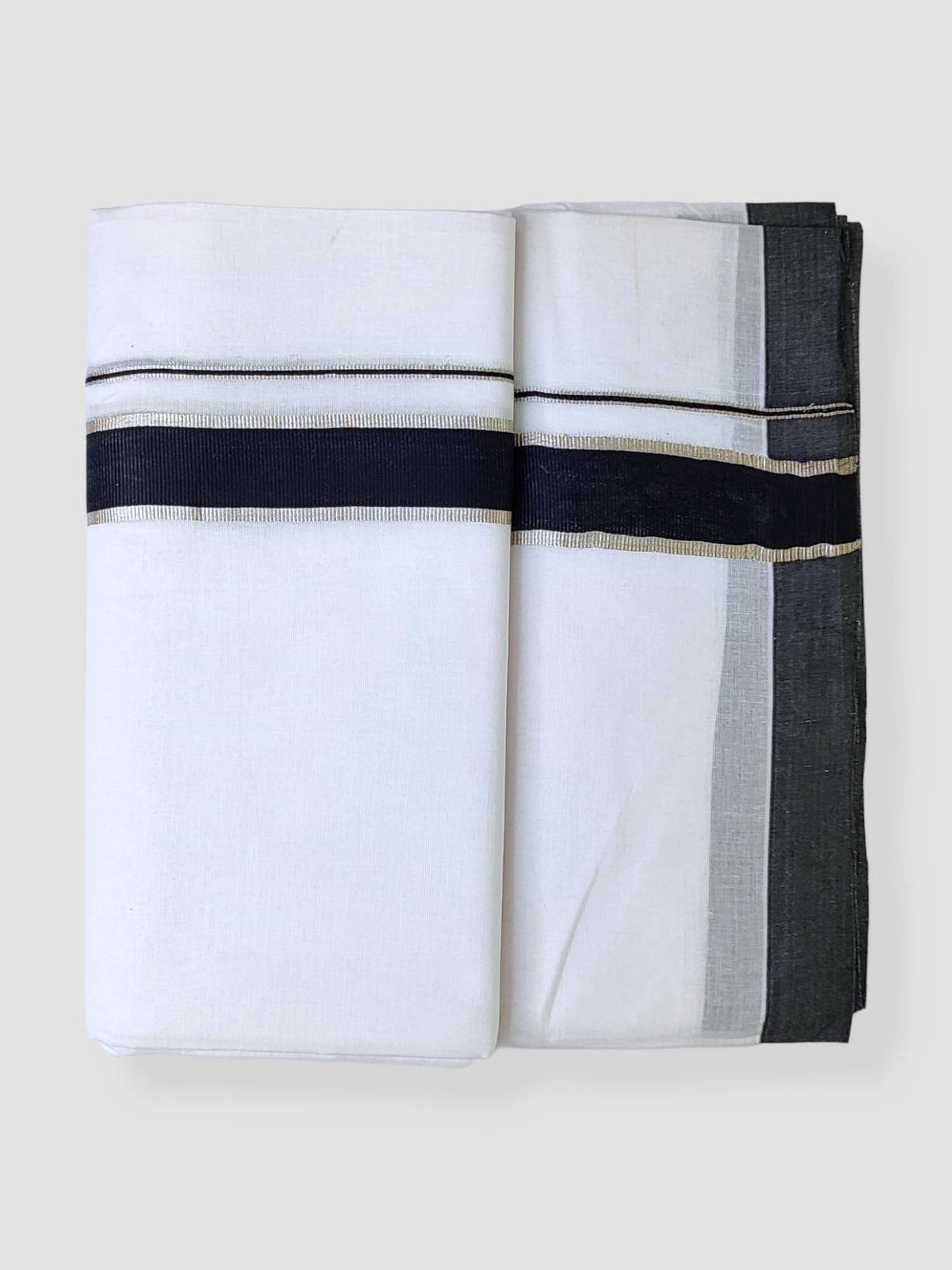 Cotton White Dhoti/Mundu for Men