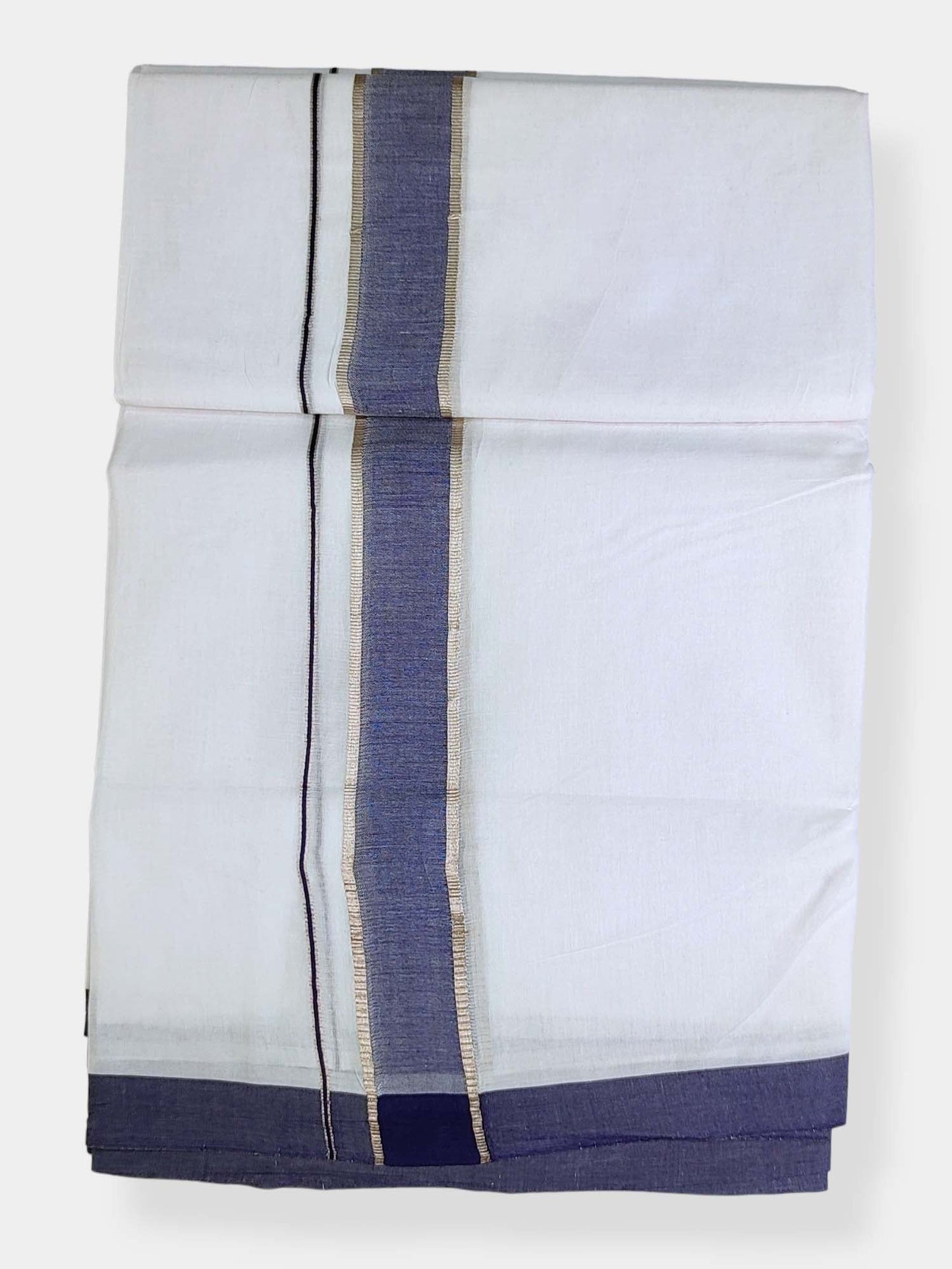 Cotton White Dhoti/Mundu for Men