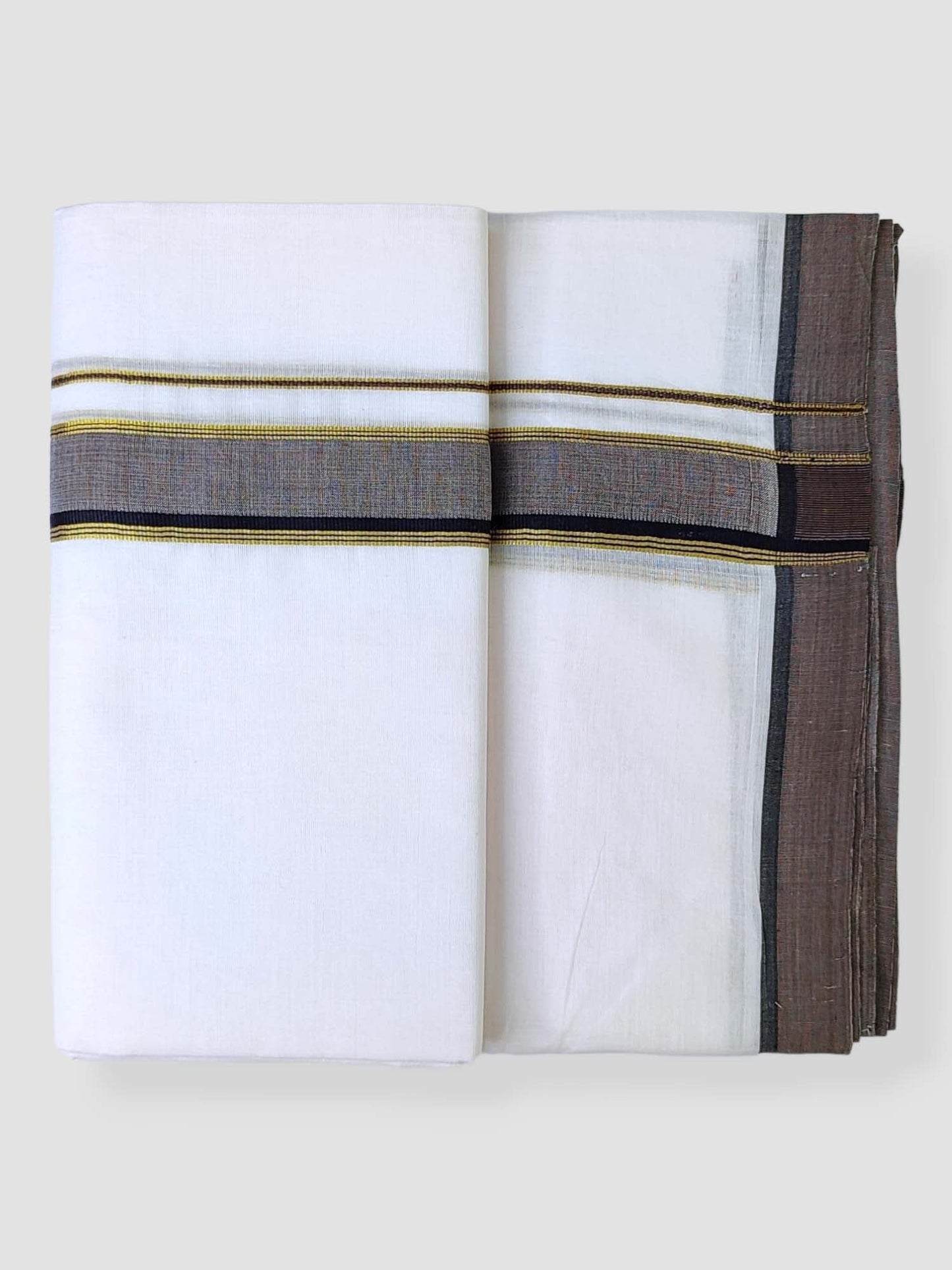Cotton White Dhoti/Mundu for Men