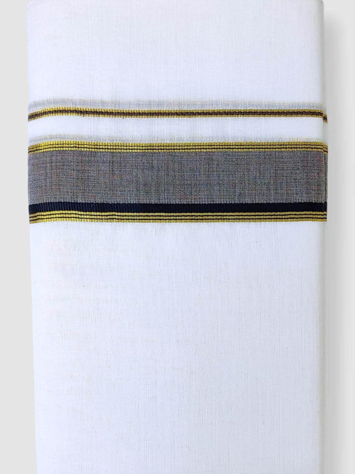 Cotton White Dhoti/Mundu for Men