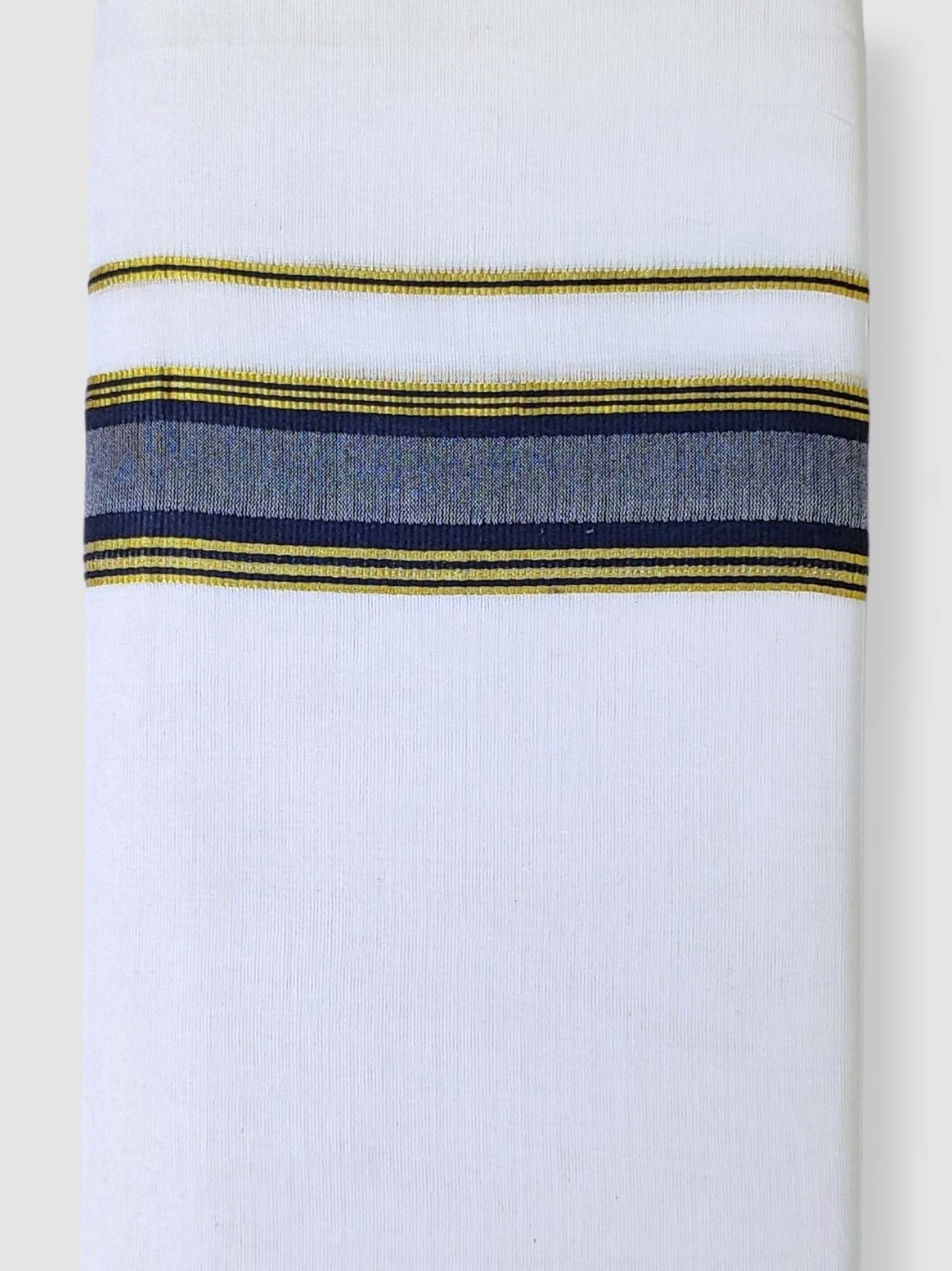 Cotton White Dhoti/Mundu for Men