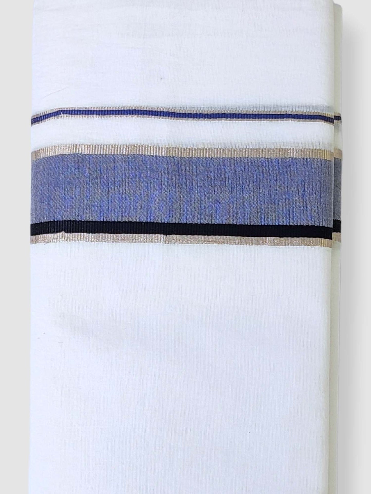 Cotton White Dhoti/Mundu for Men