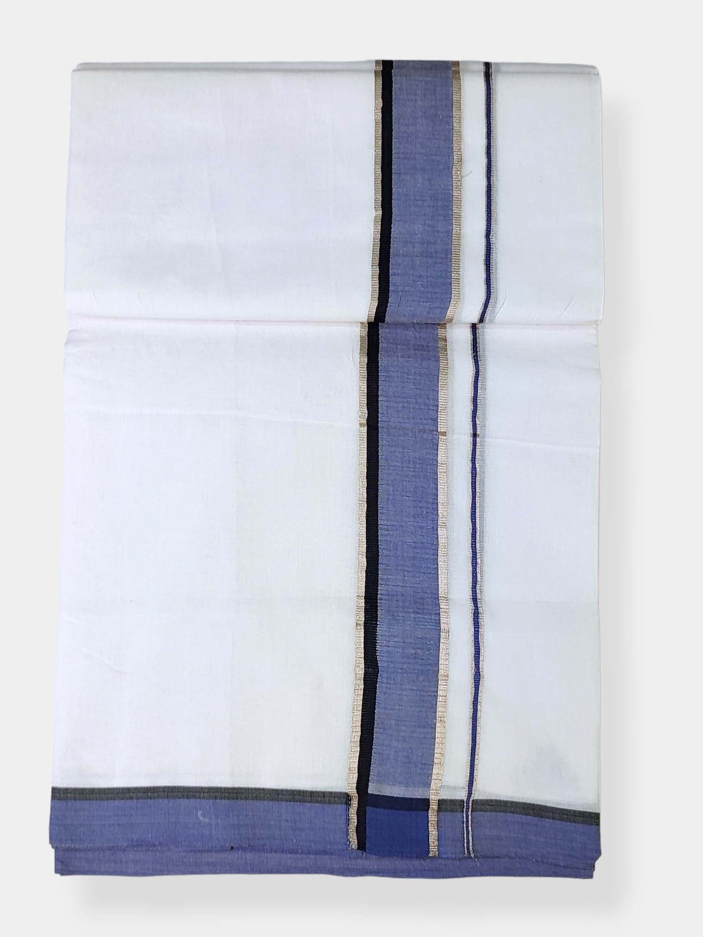 Cotton White Dhoti/Mundu for Men