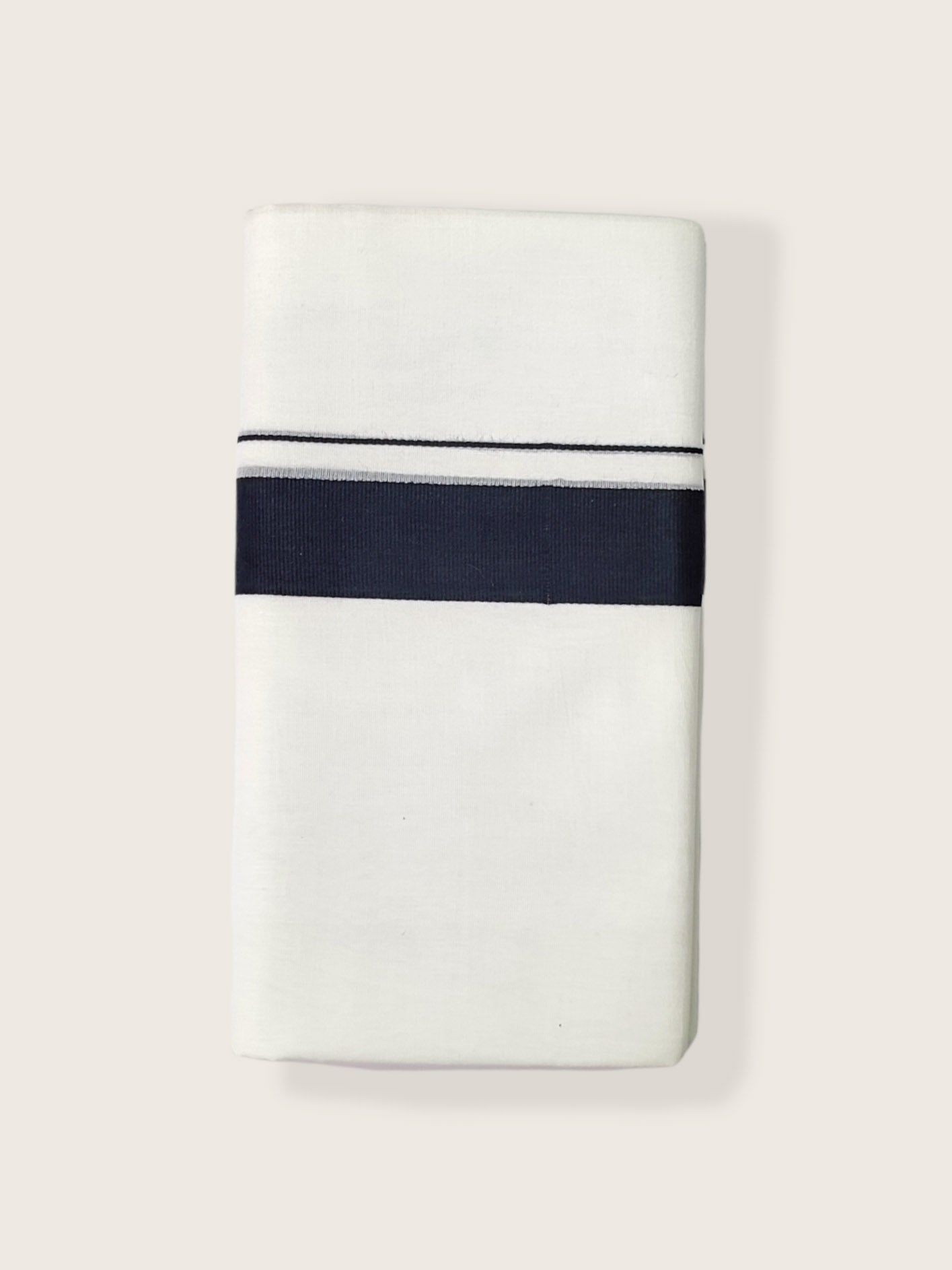 Pure Cotton White Dhoti/Mundu for Men