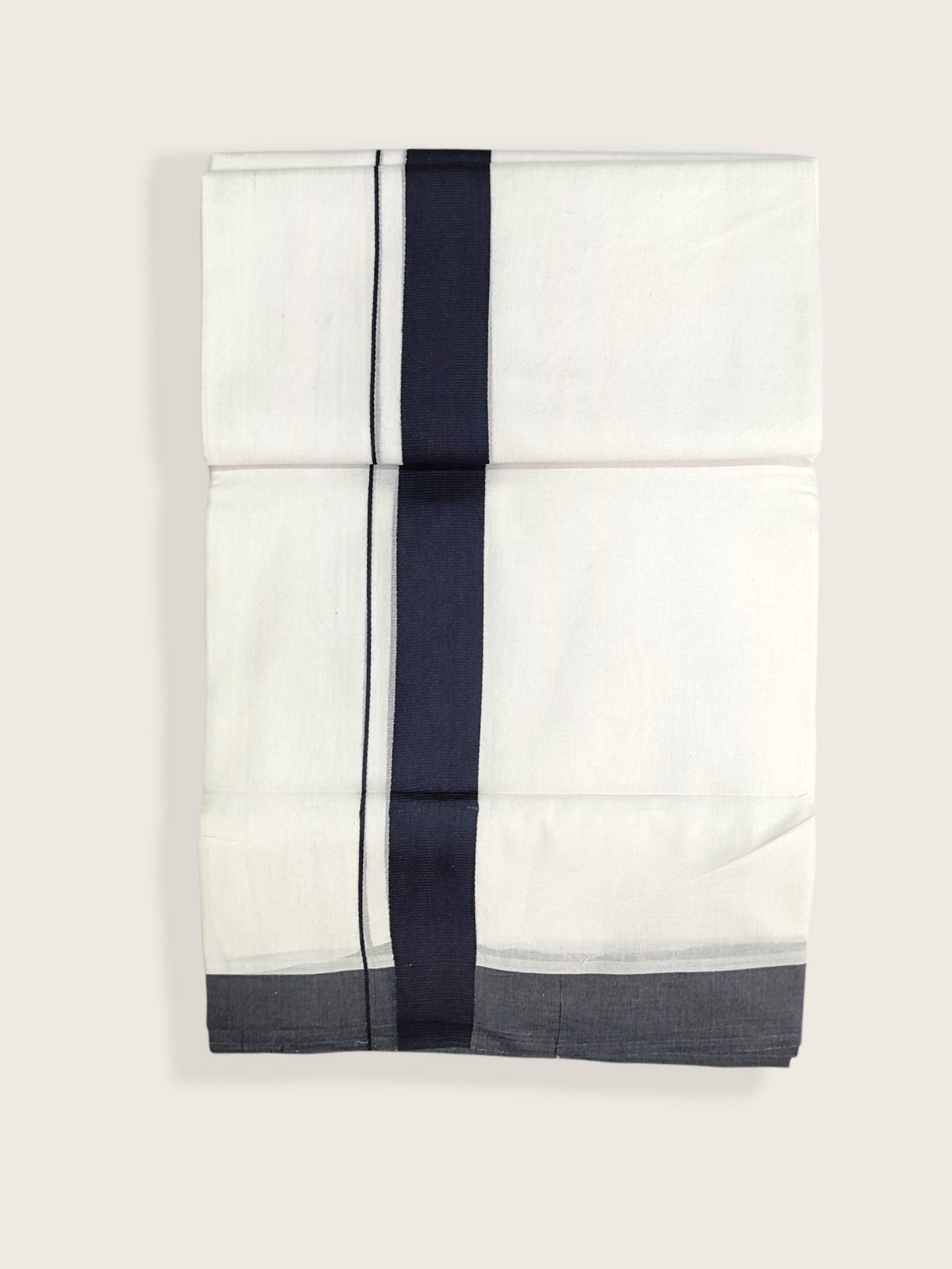 Pure Cotton White Dhoti/Mundu for Men