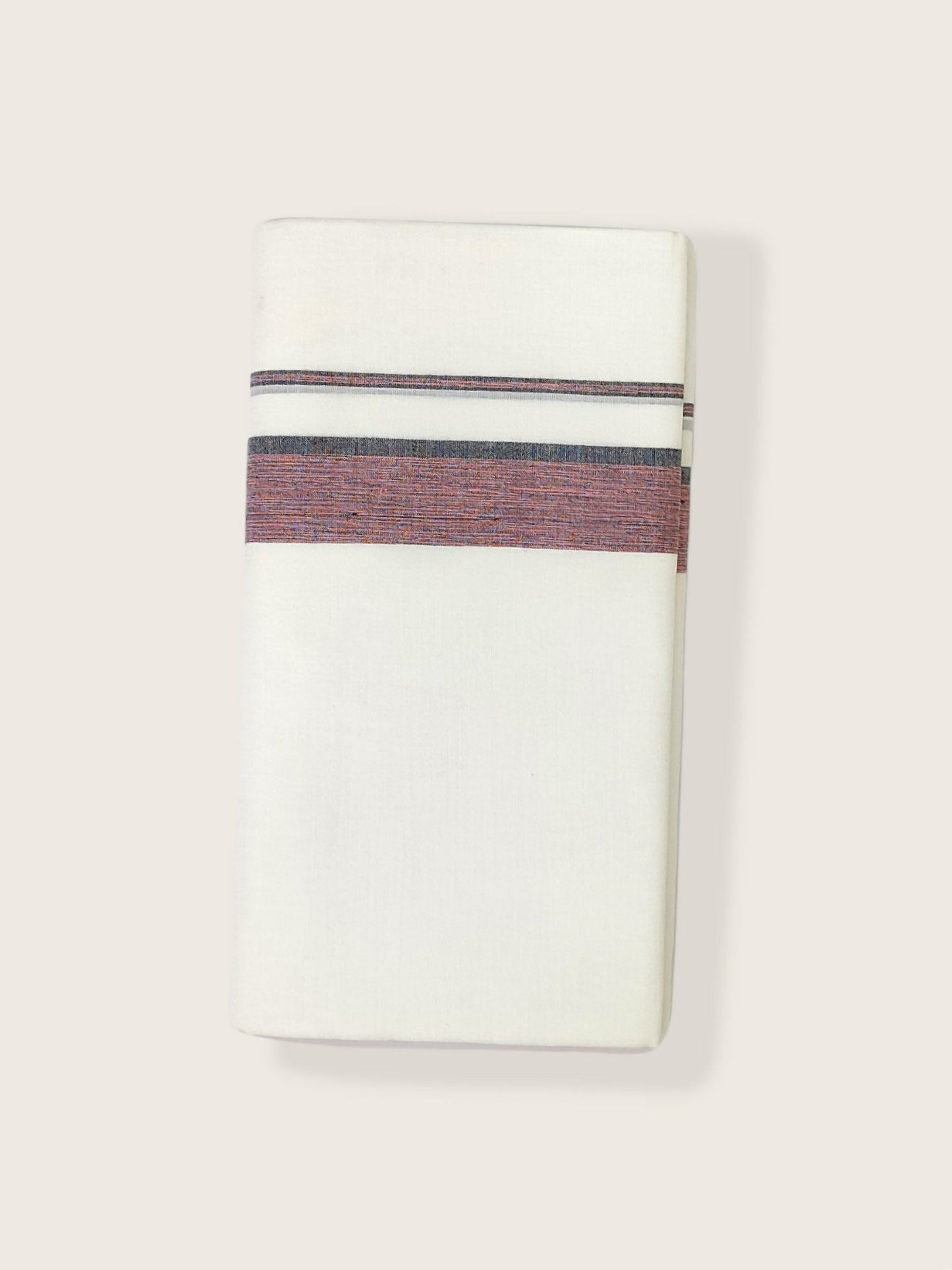 Pure Cotton White Dhoti/Mundu for Men