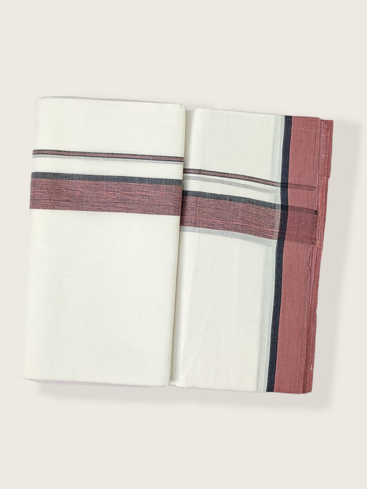 Pure Cotton White Dhoti/Mundu for Men