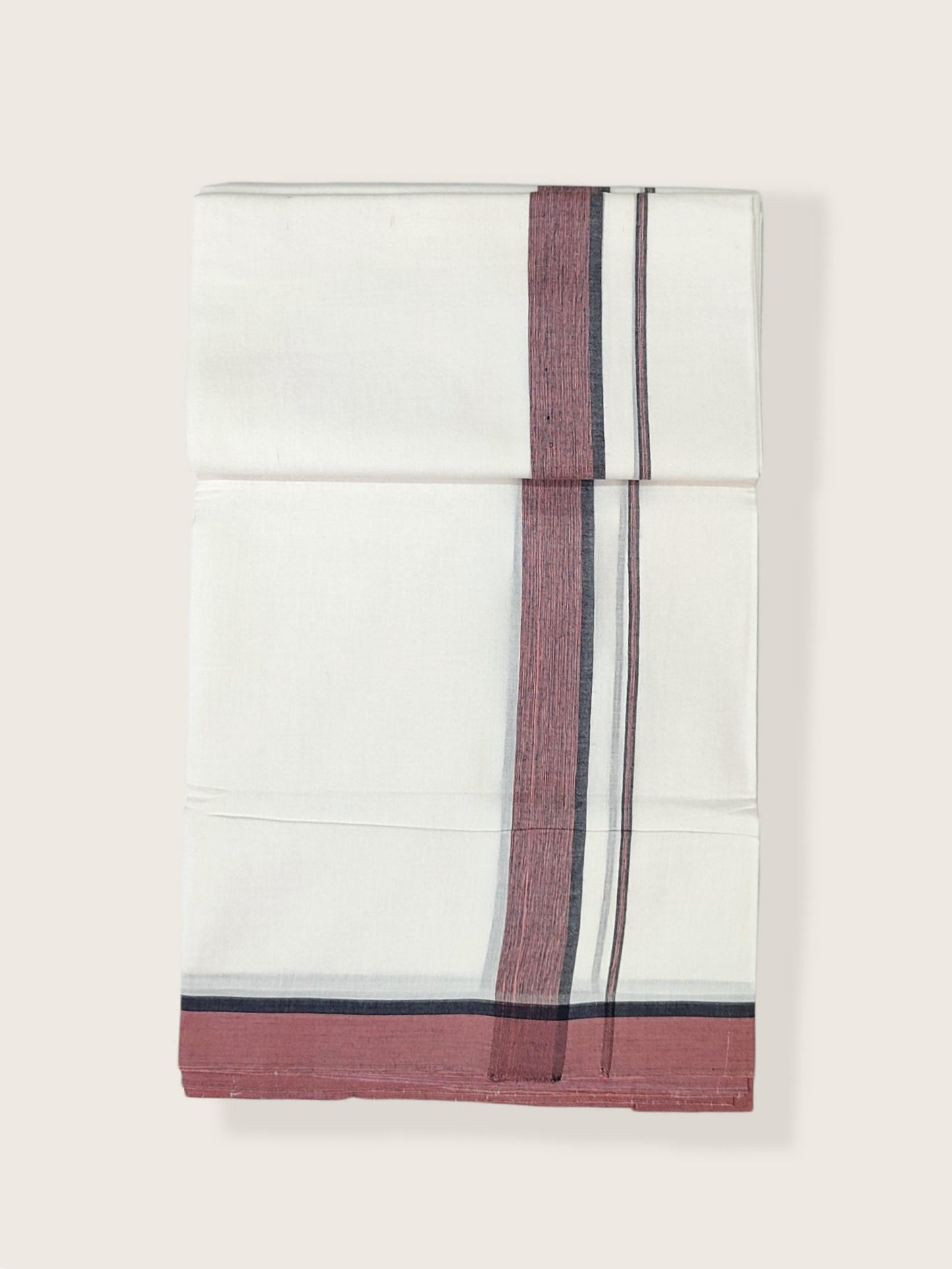 Pure Cotton White Dhoti/Mundu for Men