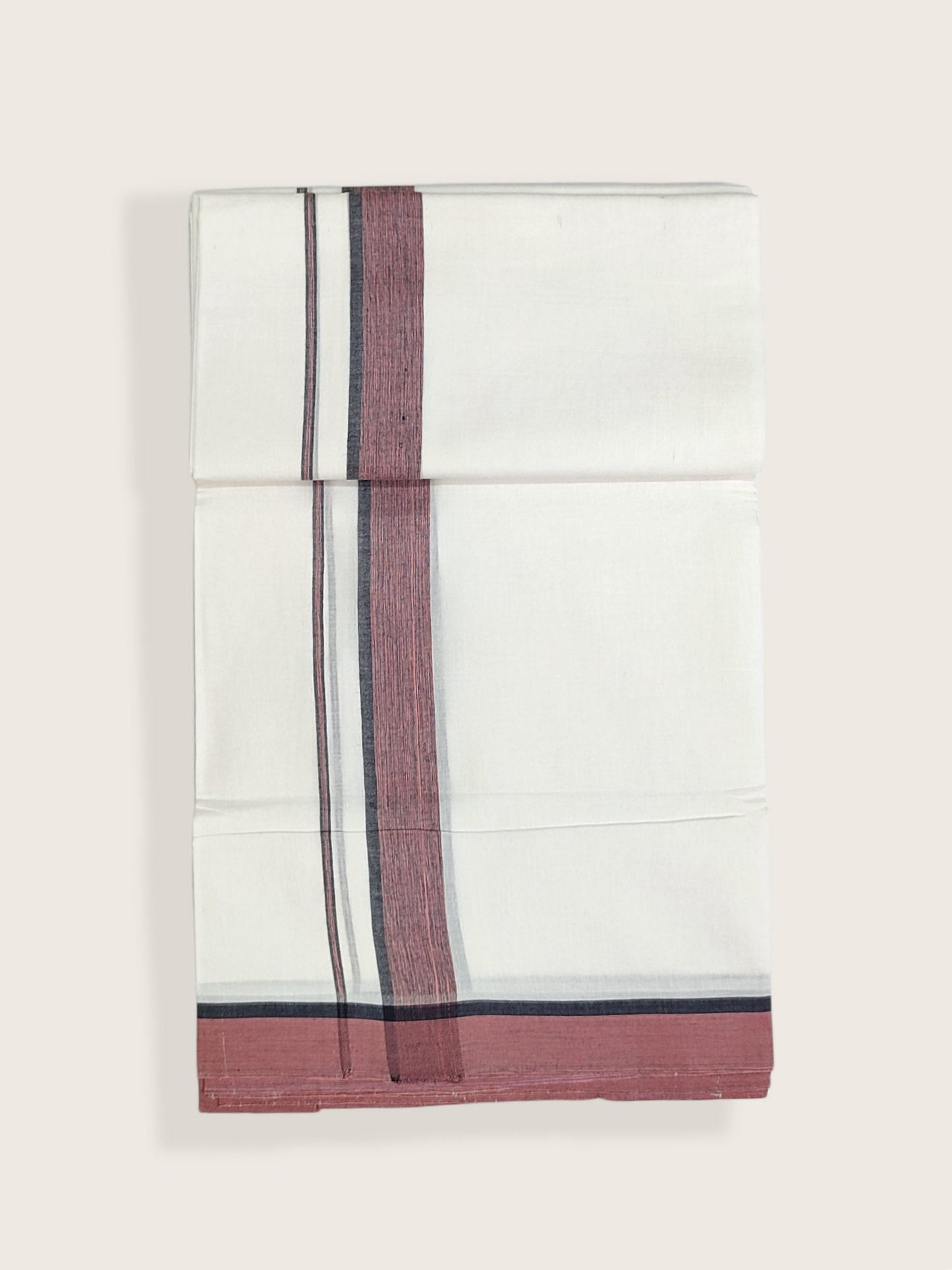 Pure Cotton White Dhoti/Mundu for Men