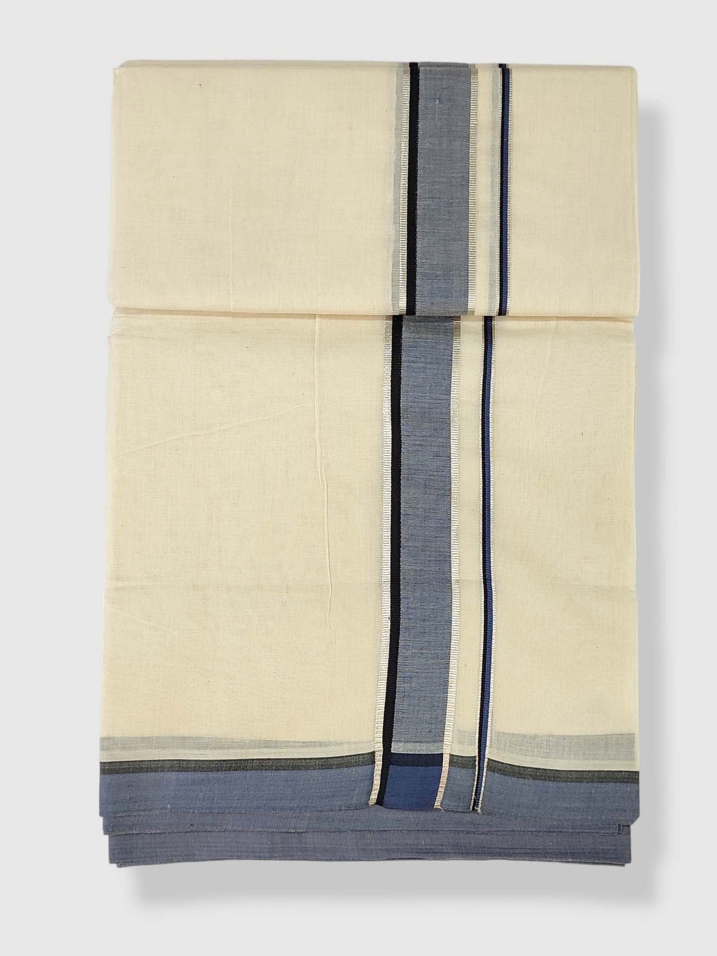 Pure Cotton Kerala Double Dhoti/Mundu