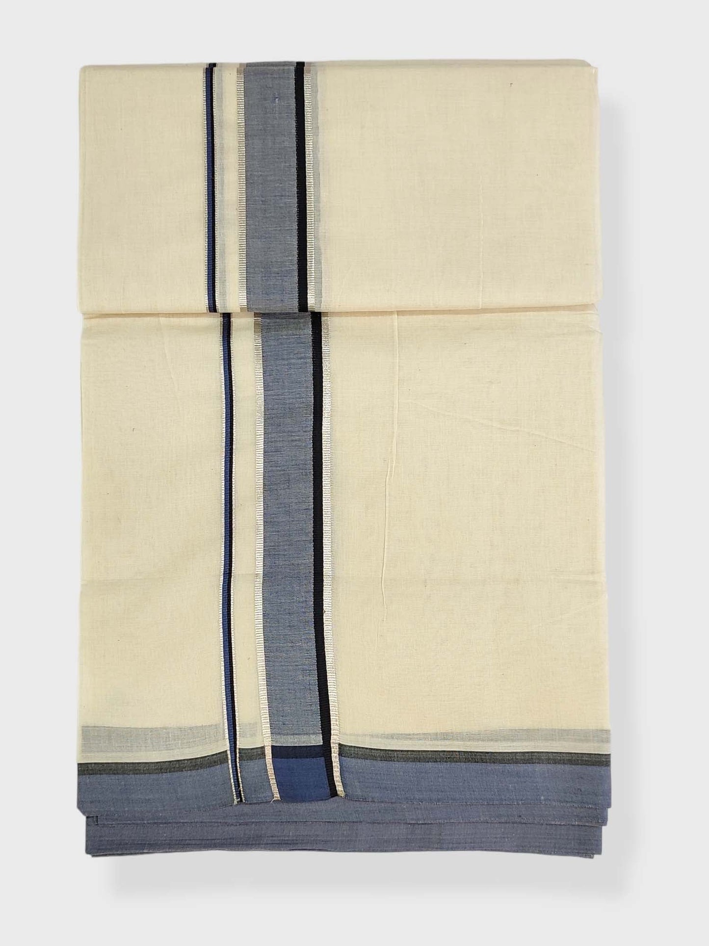 Pure Cotton Kerala Double Dhoti/Mundu