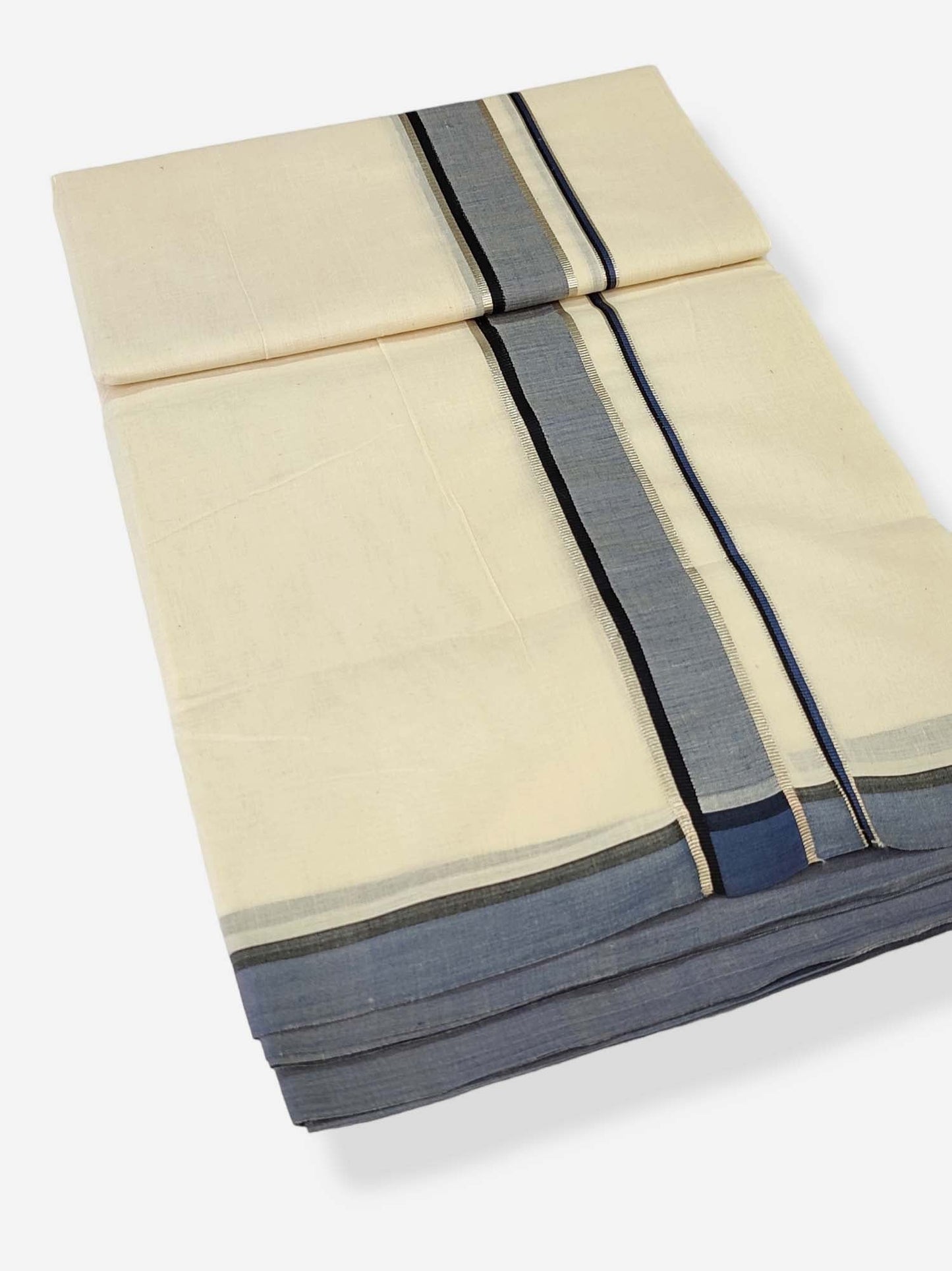 Pure Cotton Kerala Double Dhoti/Mundu