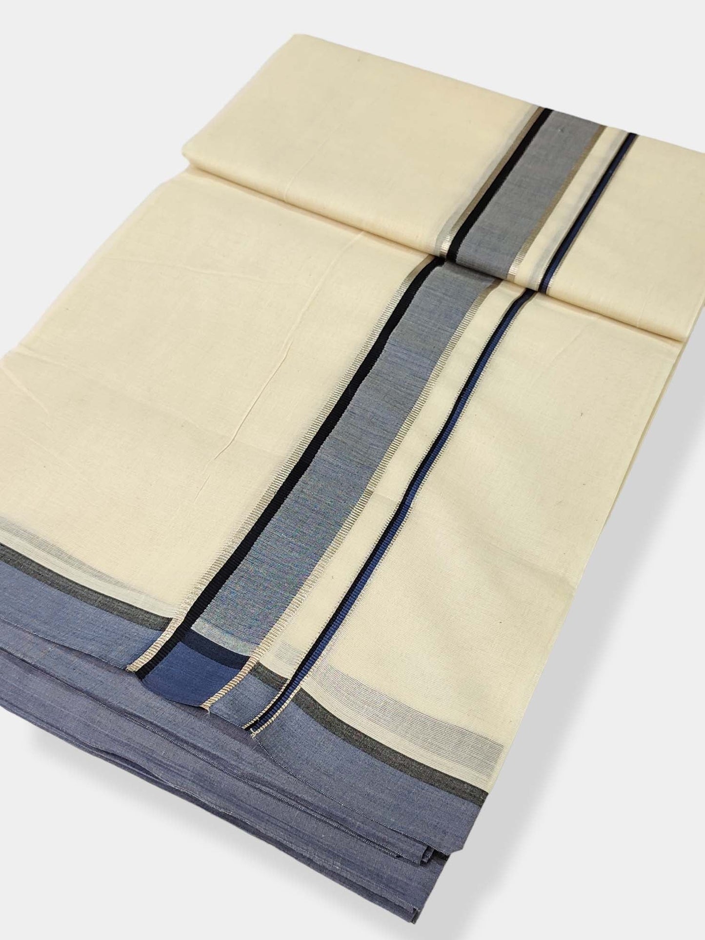 Pure Cotton Kerala Double Dhoti/Mundu