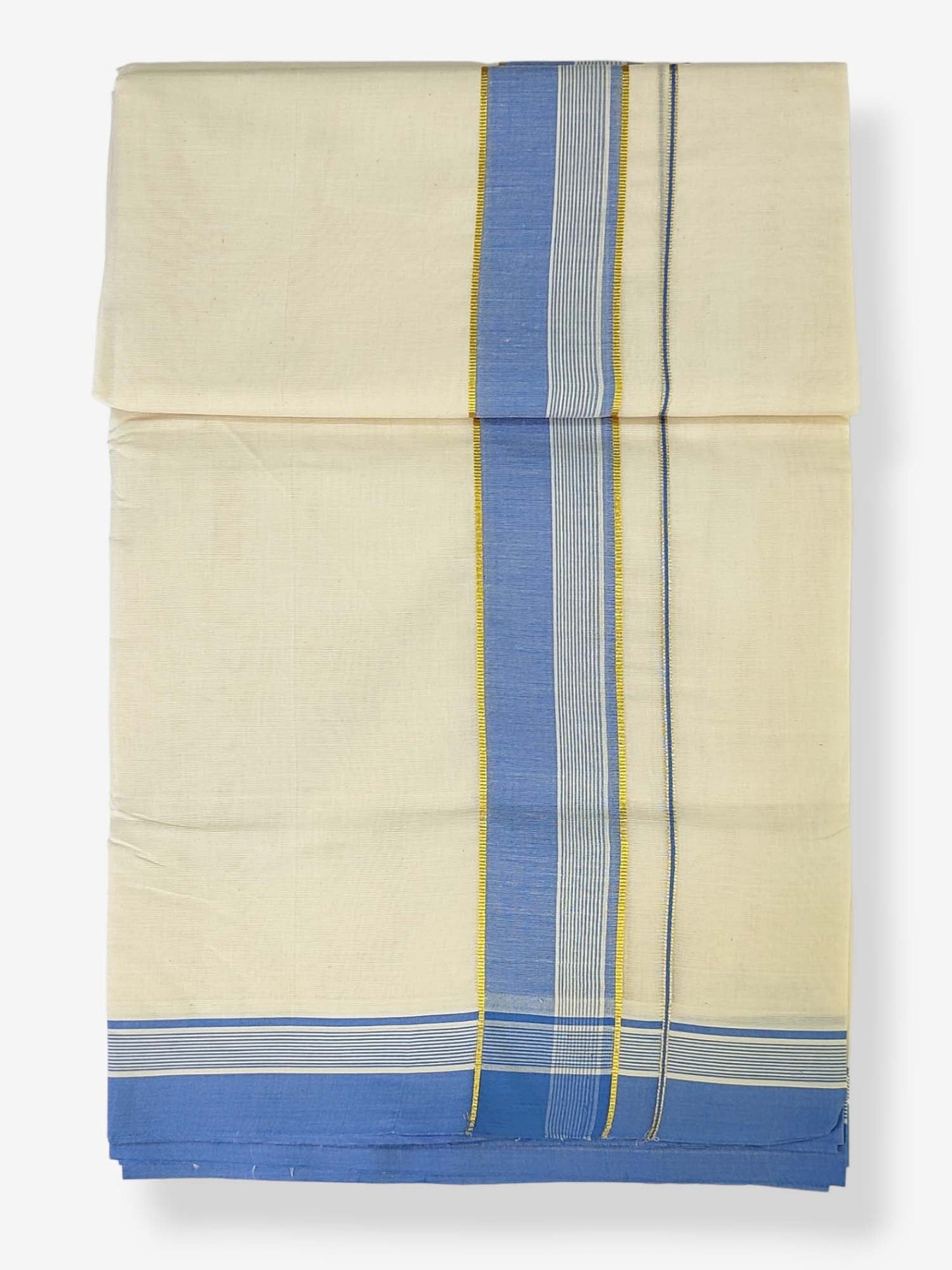 Pure Cotton Kerala Double Dhoti/Mundu