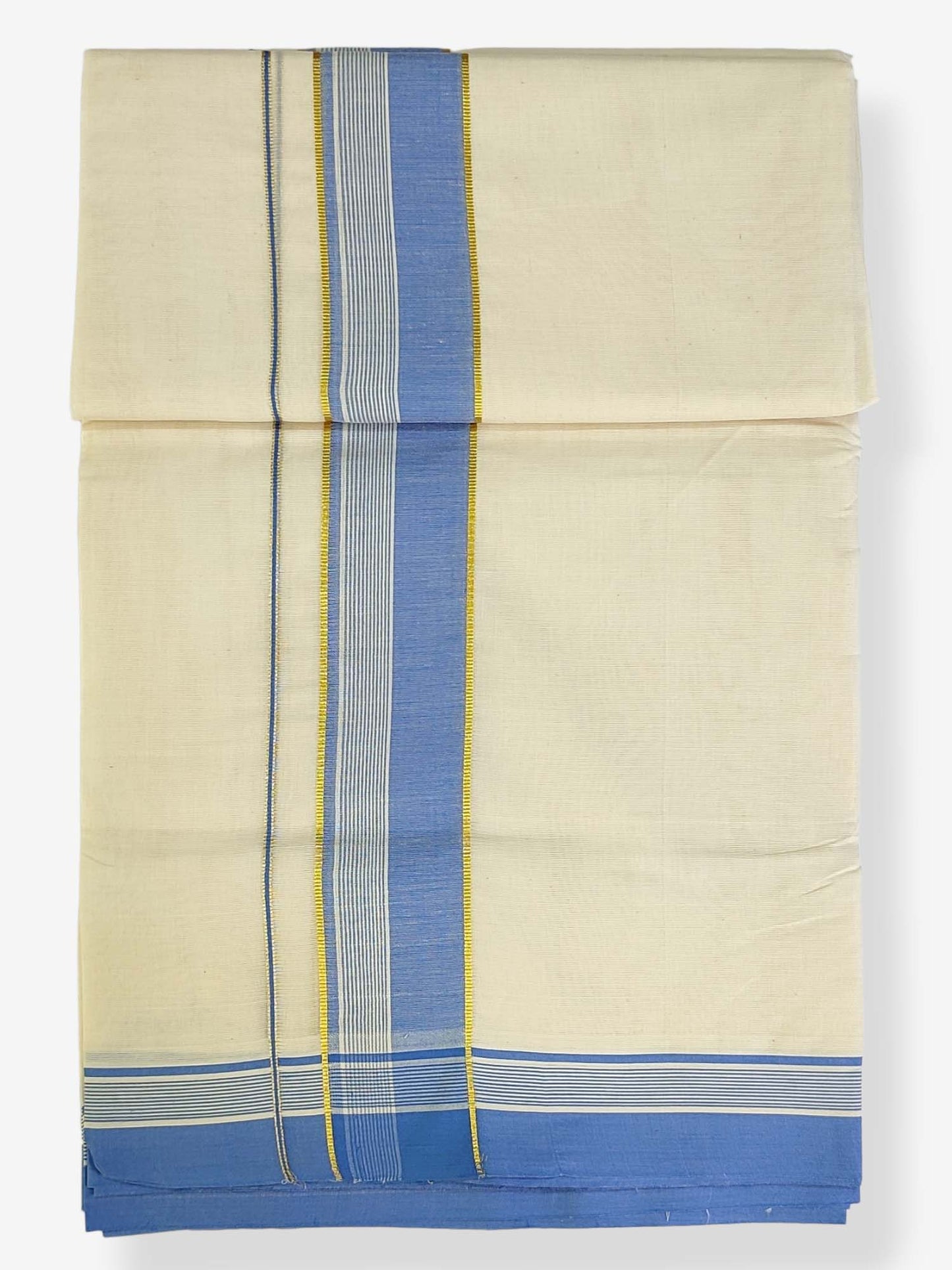 Pure Cotton Kerala Double Dhoti/Mundu