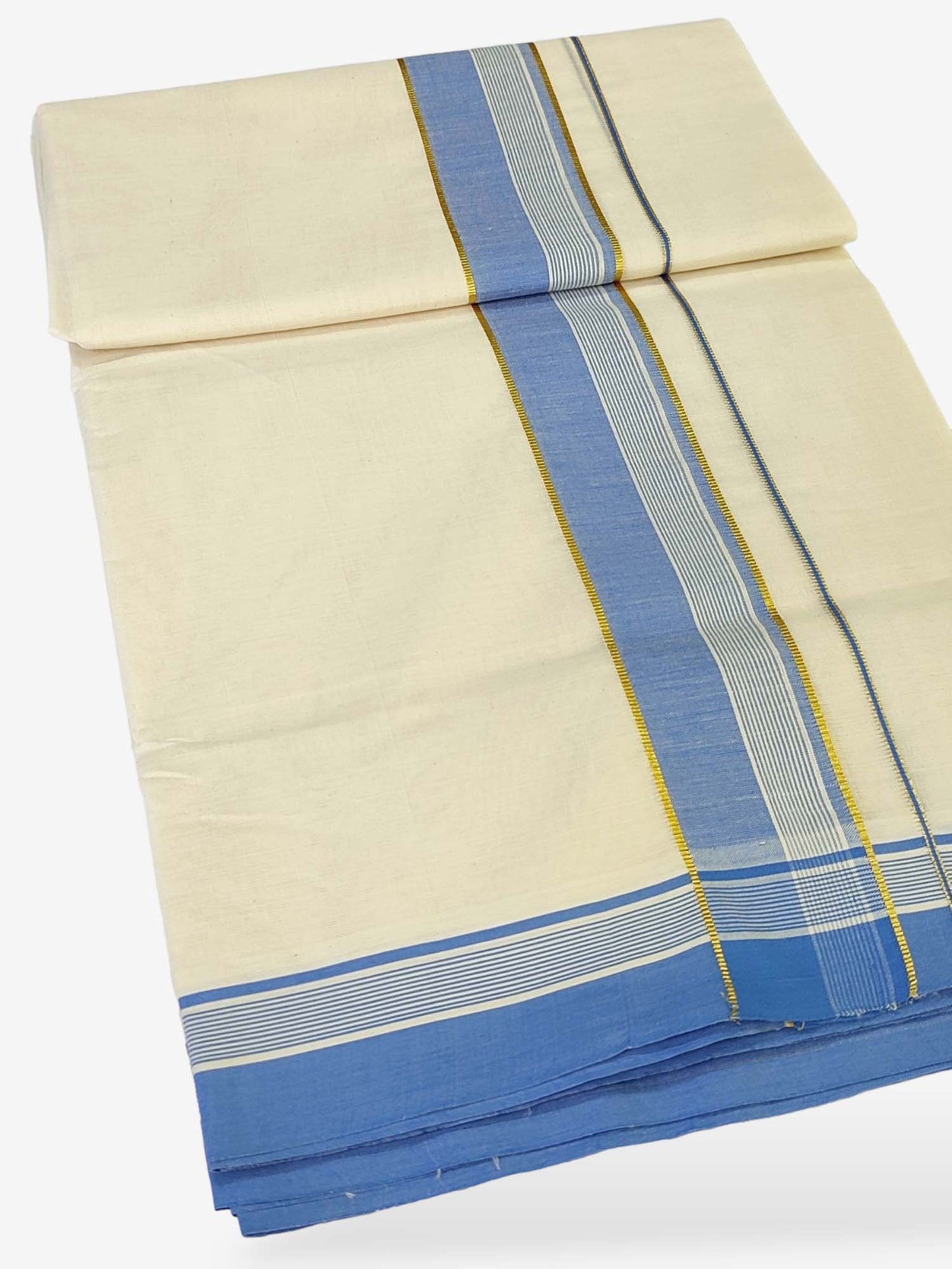 Pure Cotton Kerala Double Dhoti/Mundu