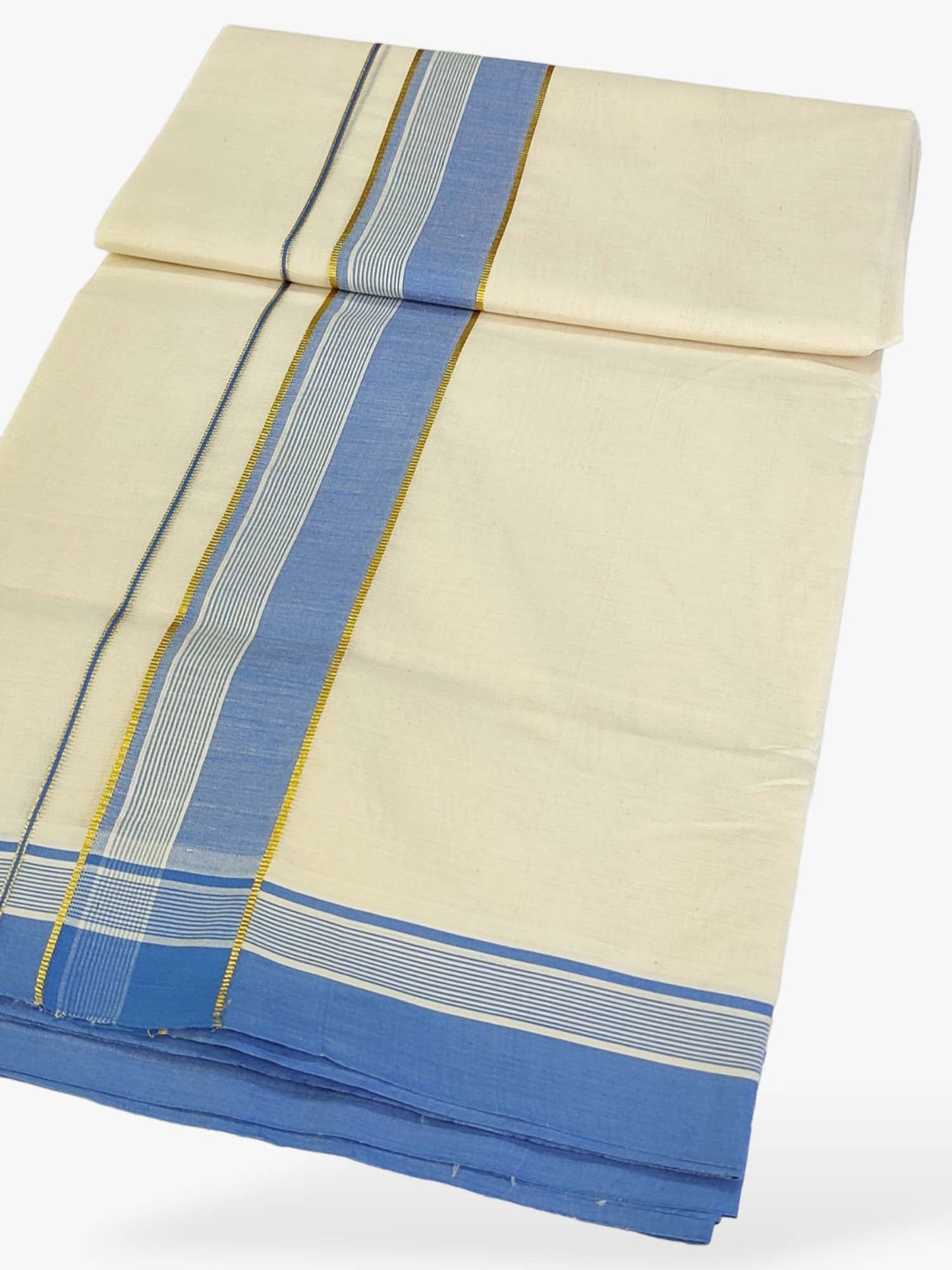 Pure Cotton Kerala Double Dhoti/Mundu