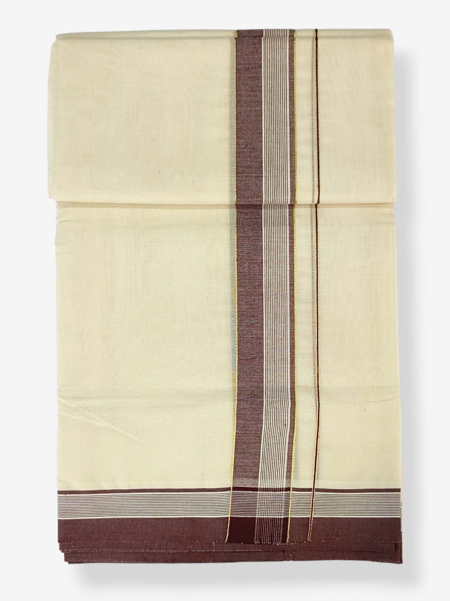 Pure Cotton Kerala Double Dhoti/Mundu