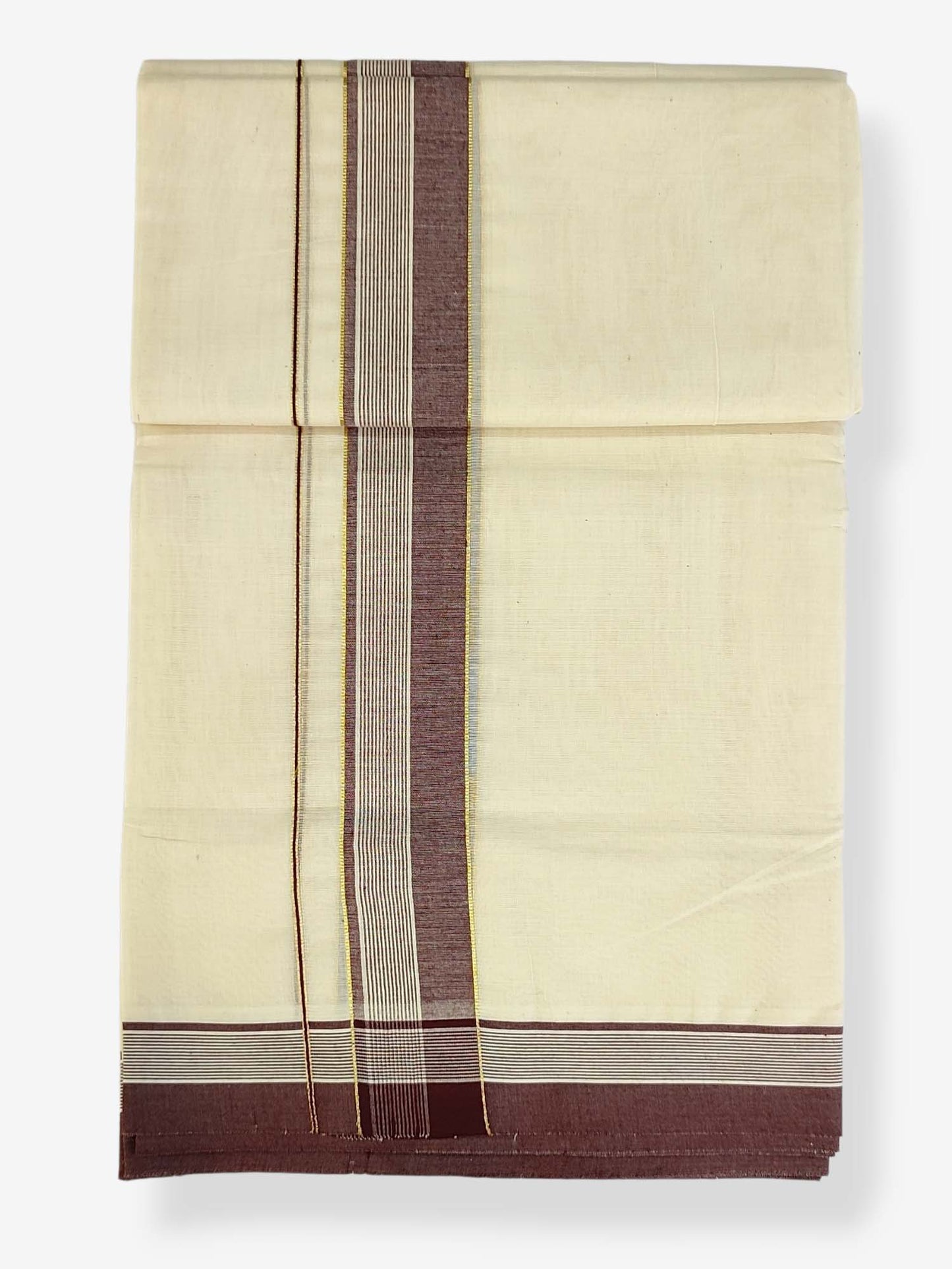 Pure Cotton Kerala Double Dhoti/Mundu