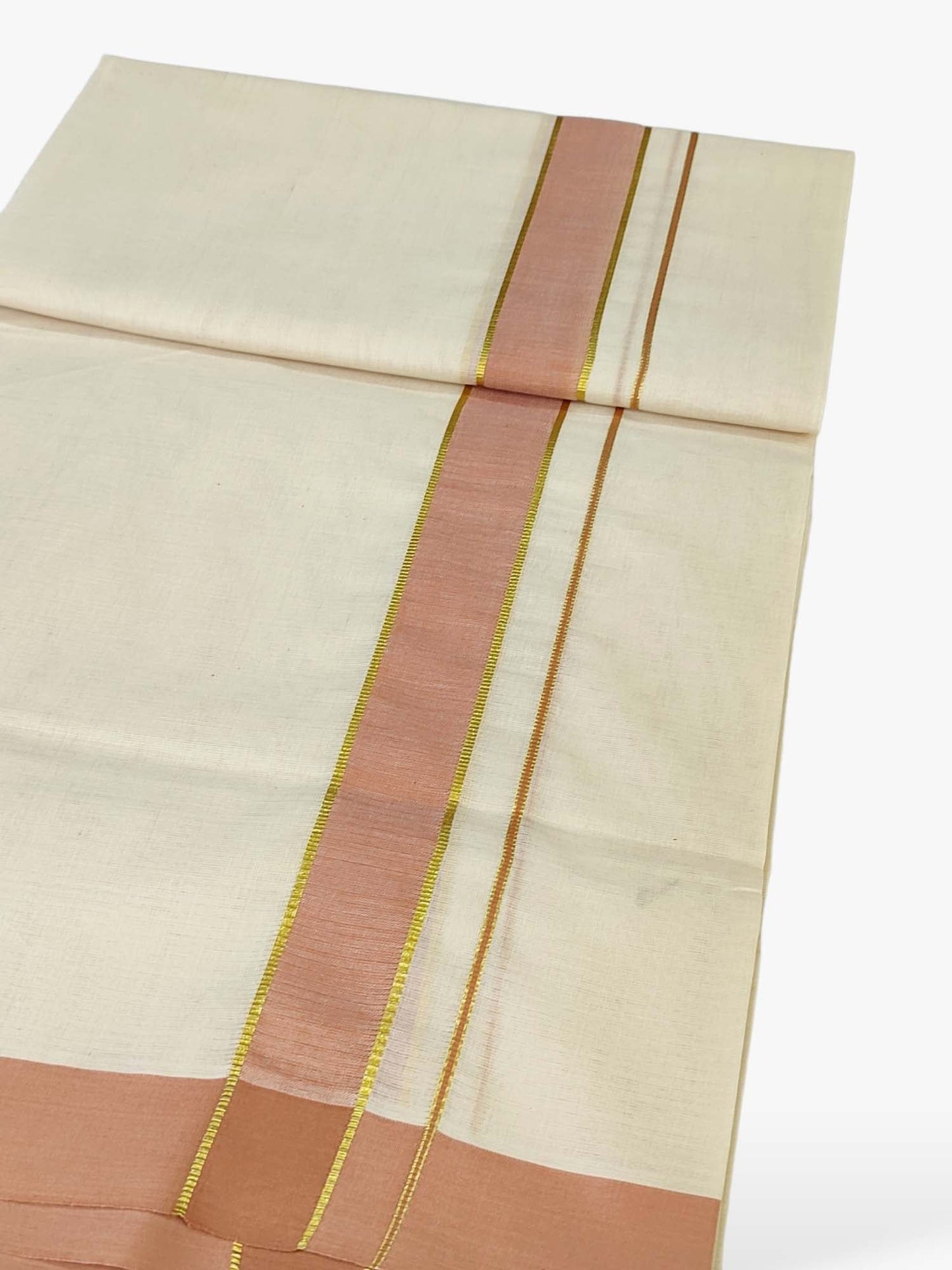 Pure Cotton Kerala Double Dhoti/Mundu