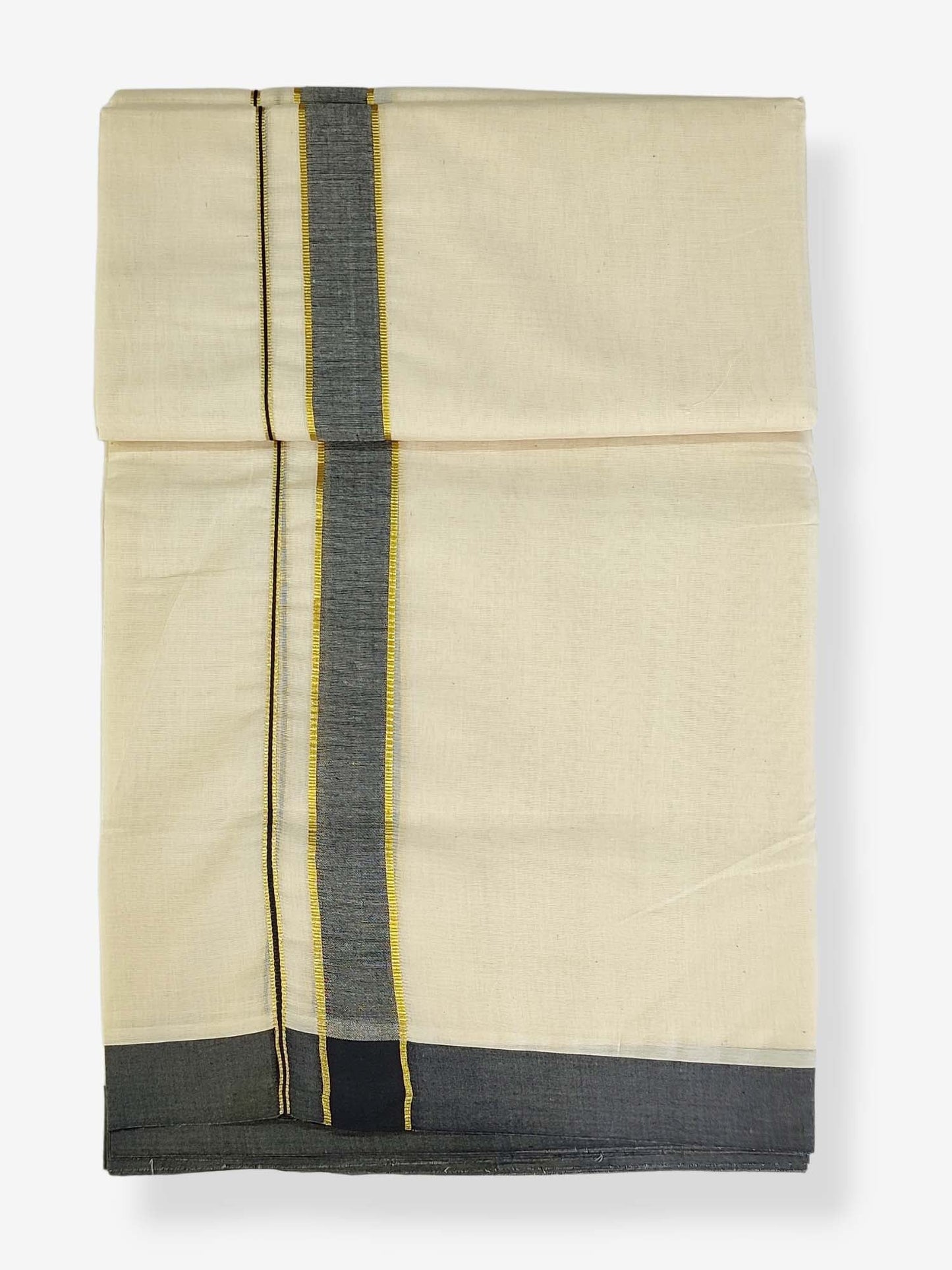 Pure Cotton Kerala Double Dhoti/Mundu