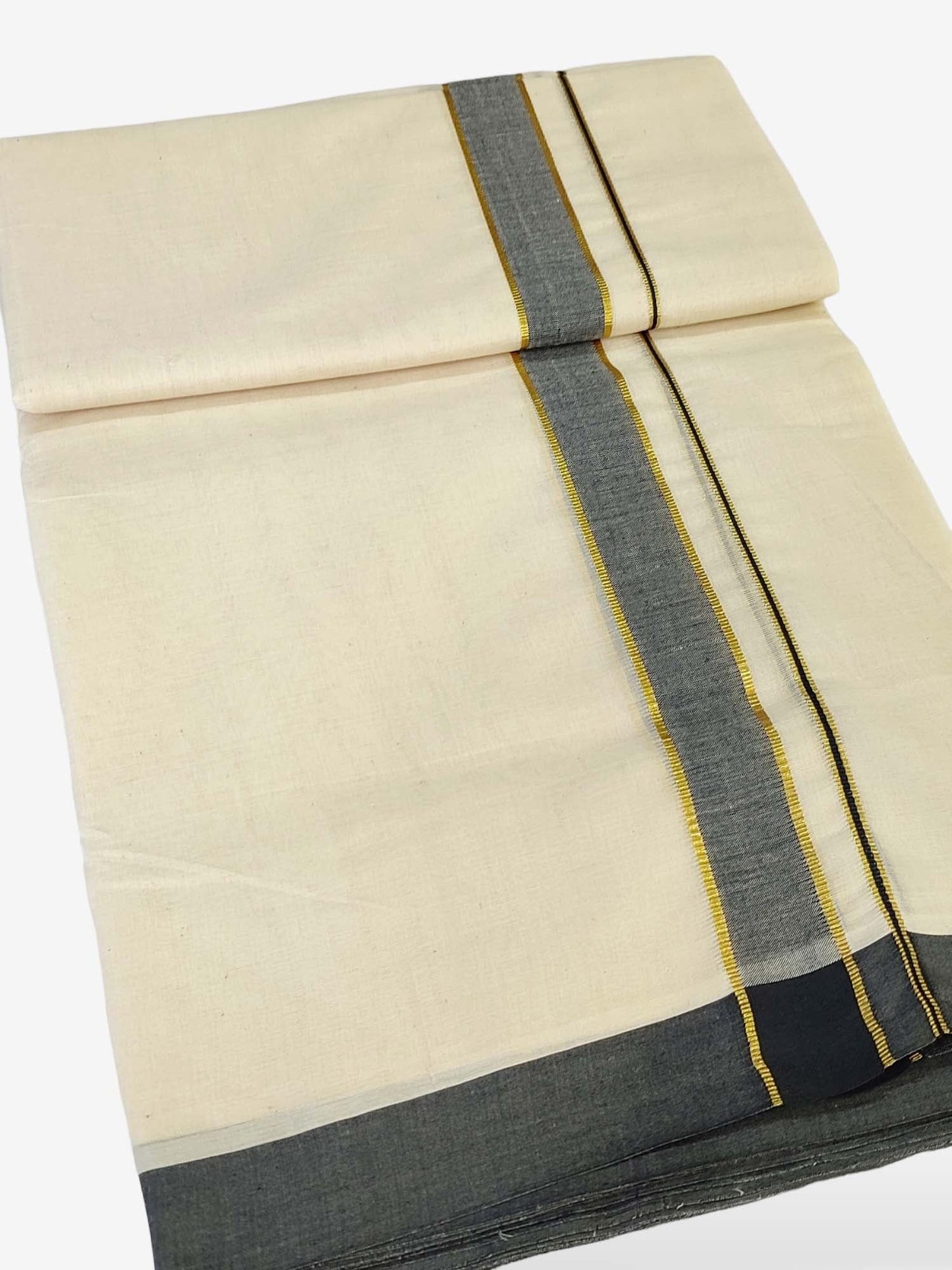 Pure Cotton Kerala Double Dhoti/Mundu